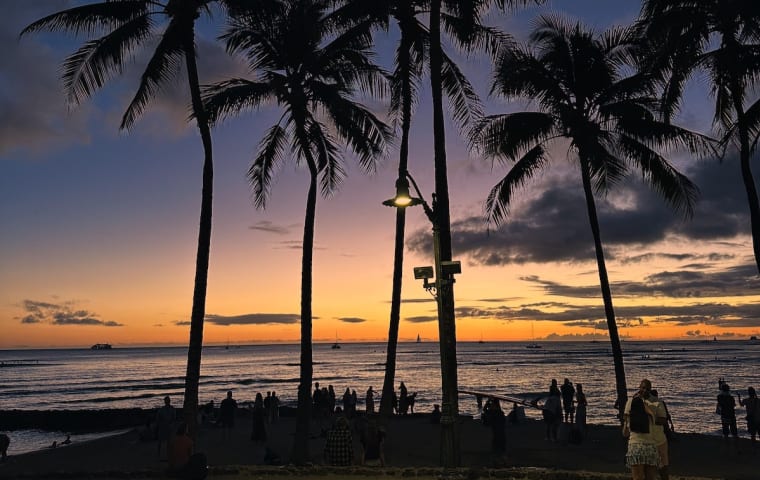 Hawaiian coastline