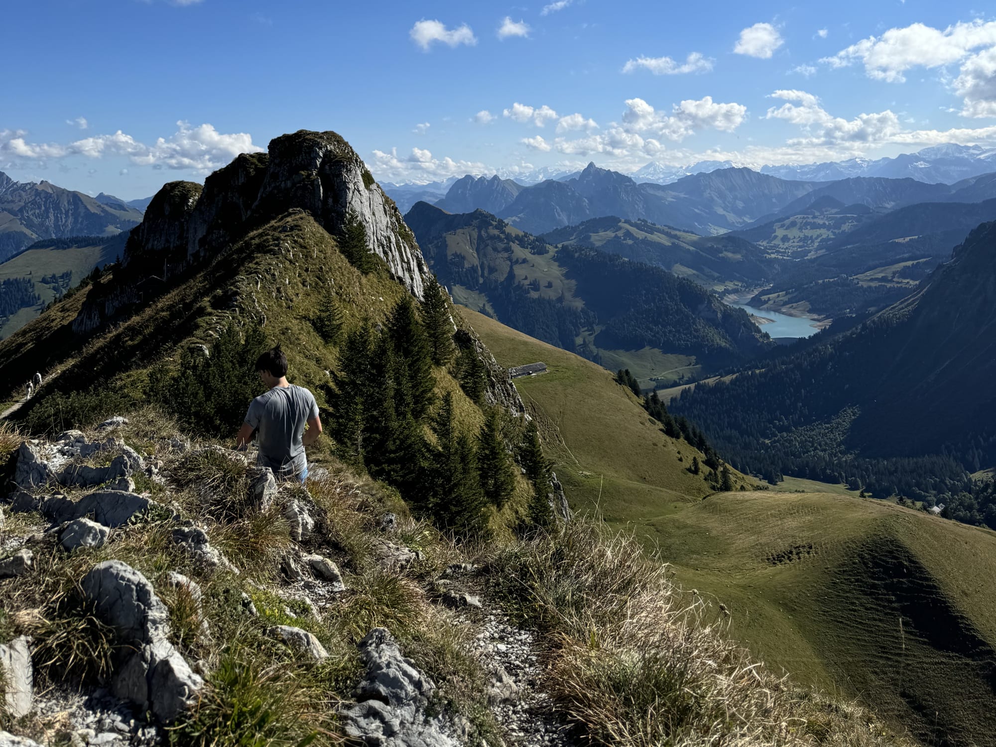 Rochers de Naye summit view when you hike.