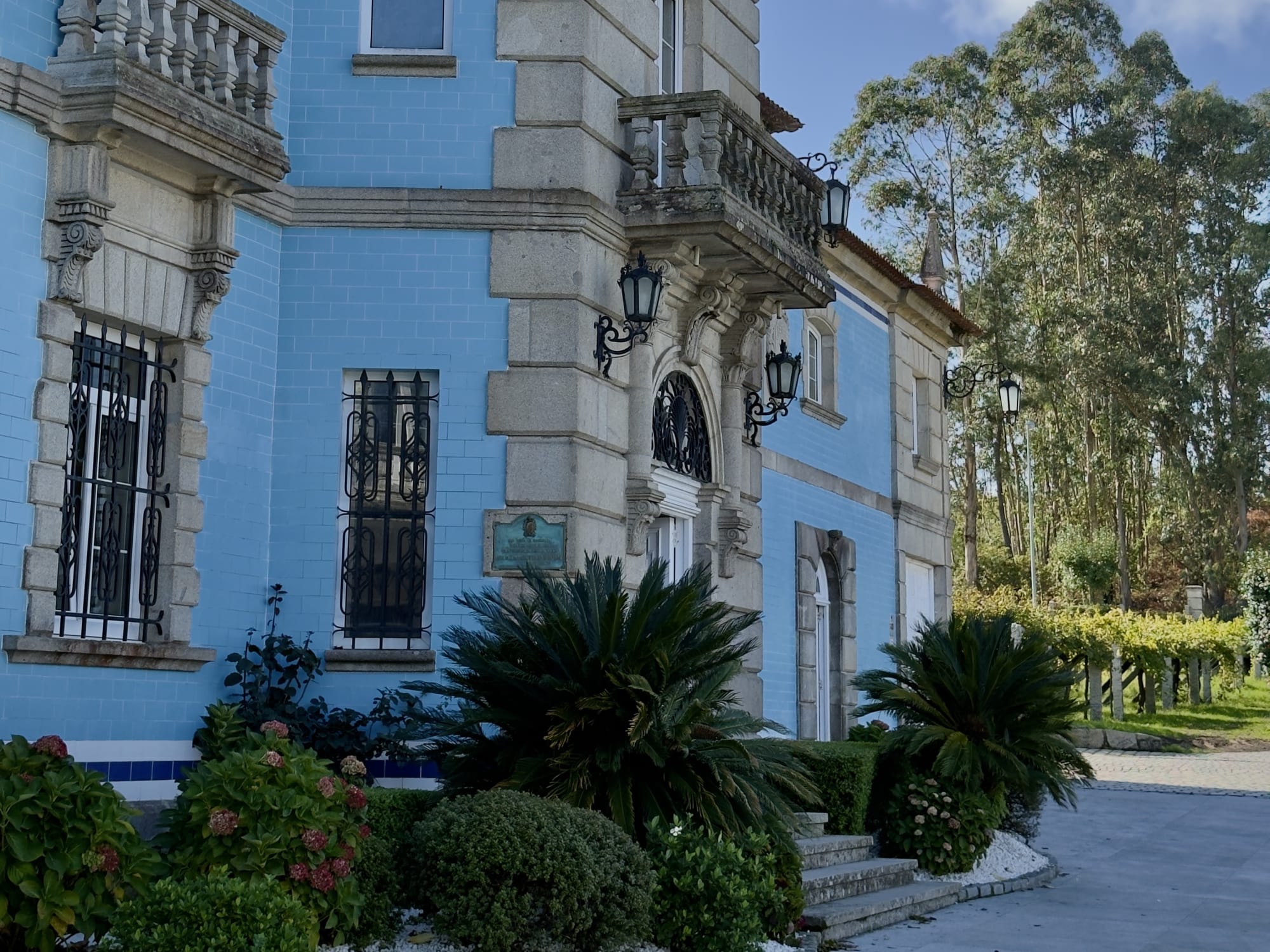 The estate at Bodegas Granbazán in Rías Baixas.