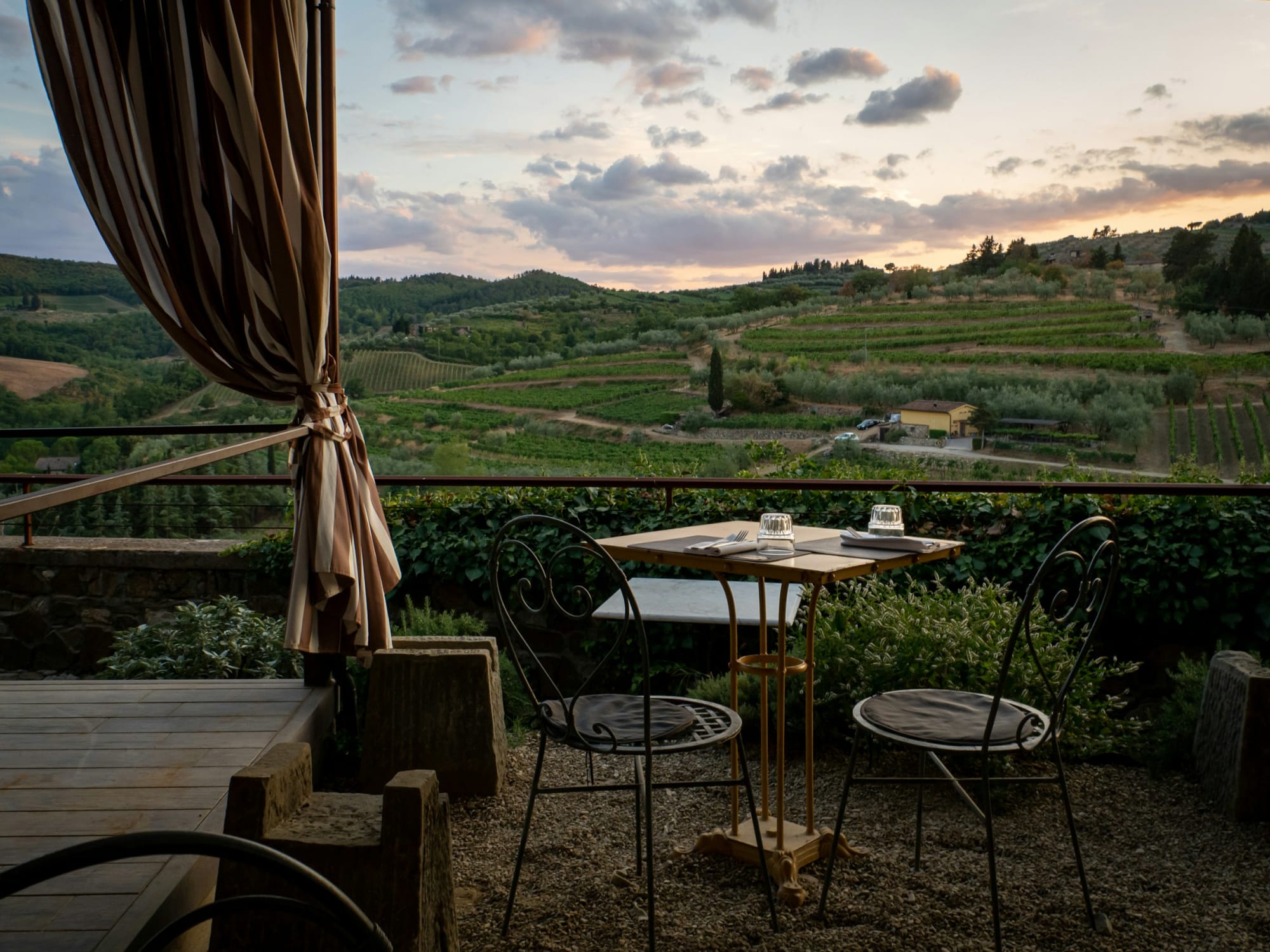 The picturesque hills of Tuscany.