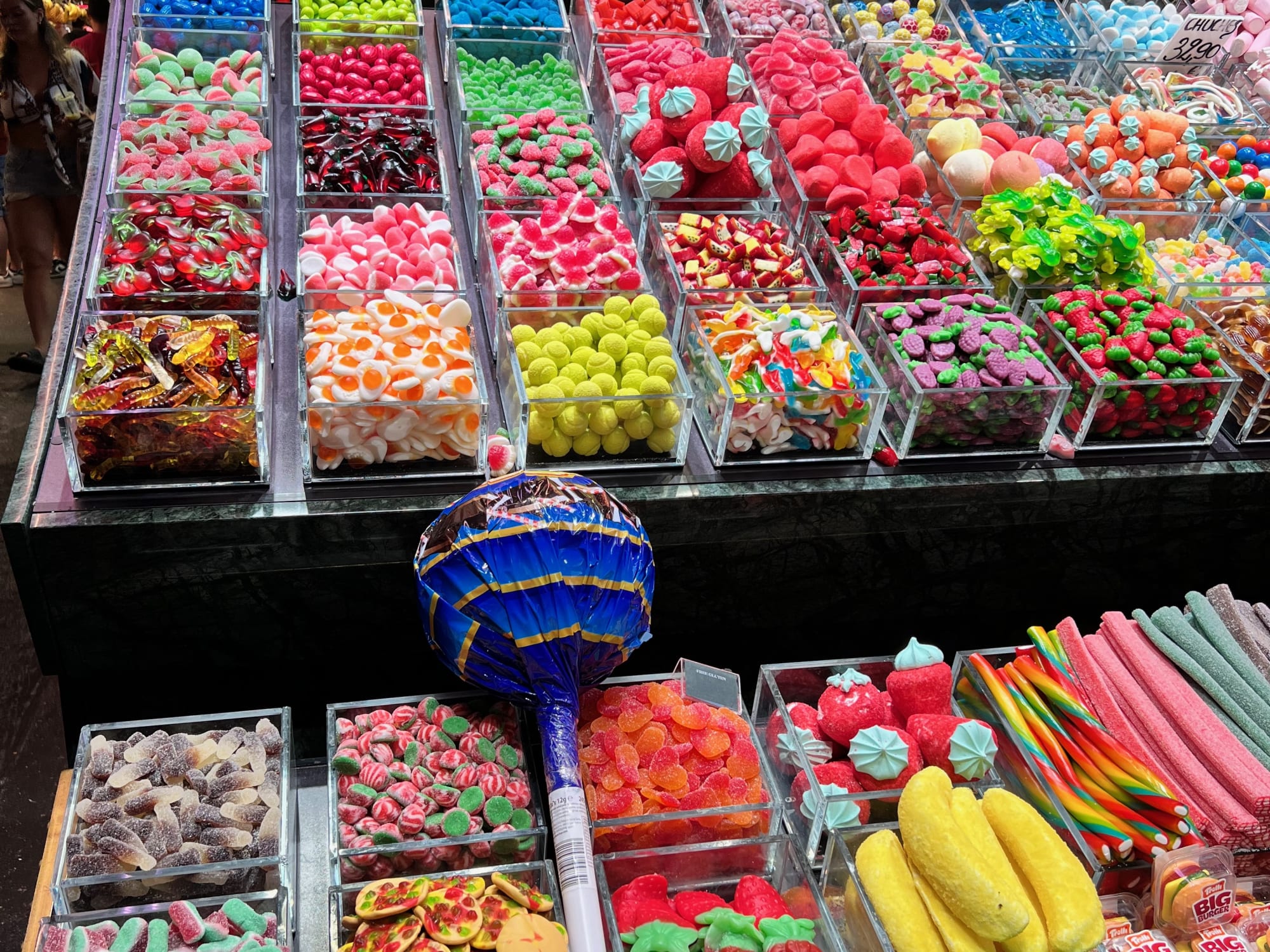 Barcelona candy market