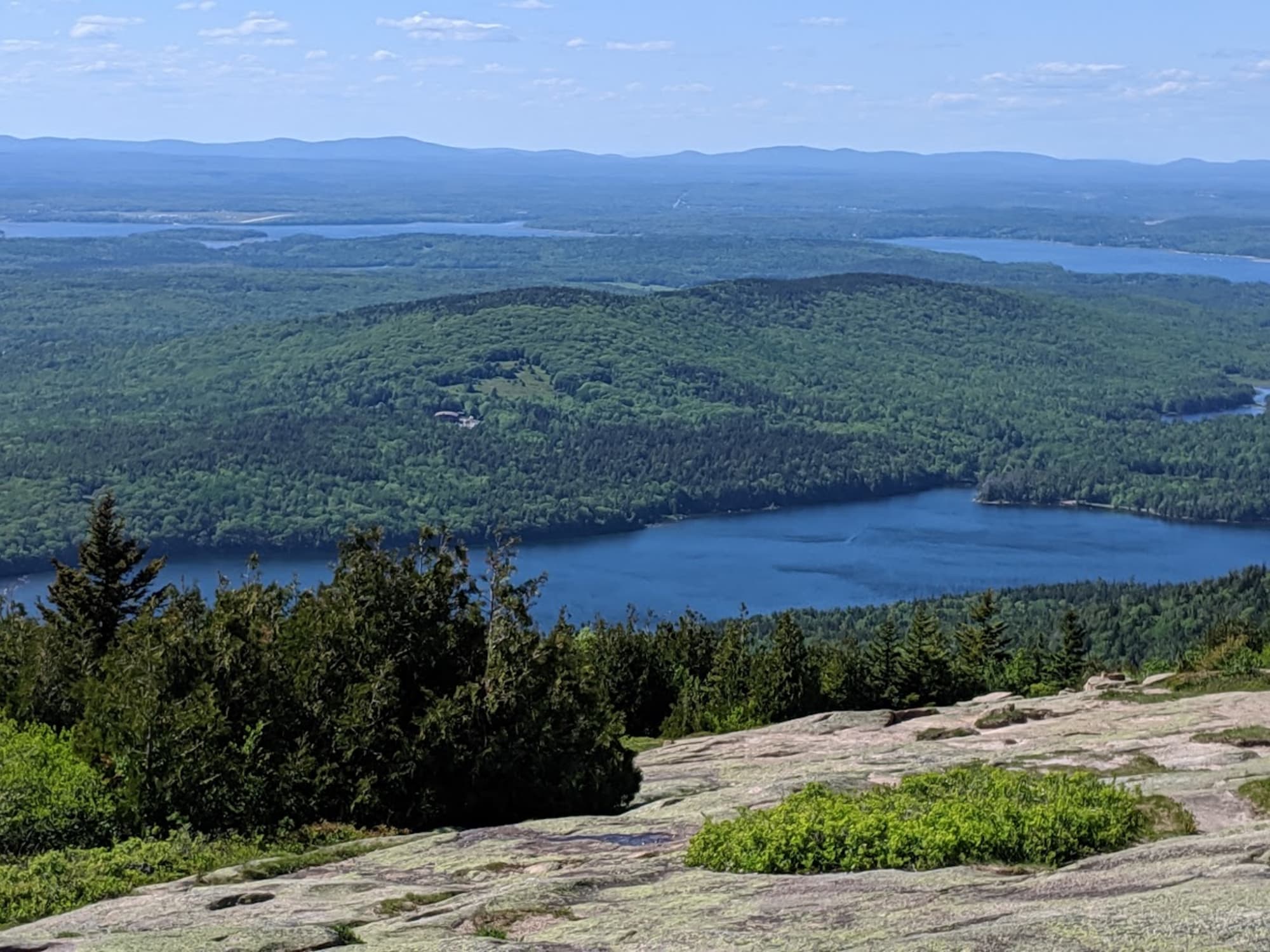 View at Dorr Mountain