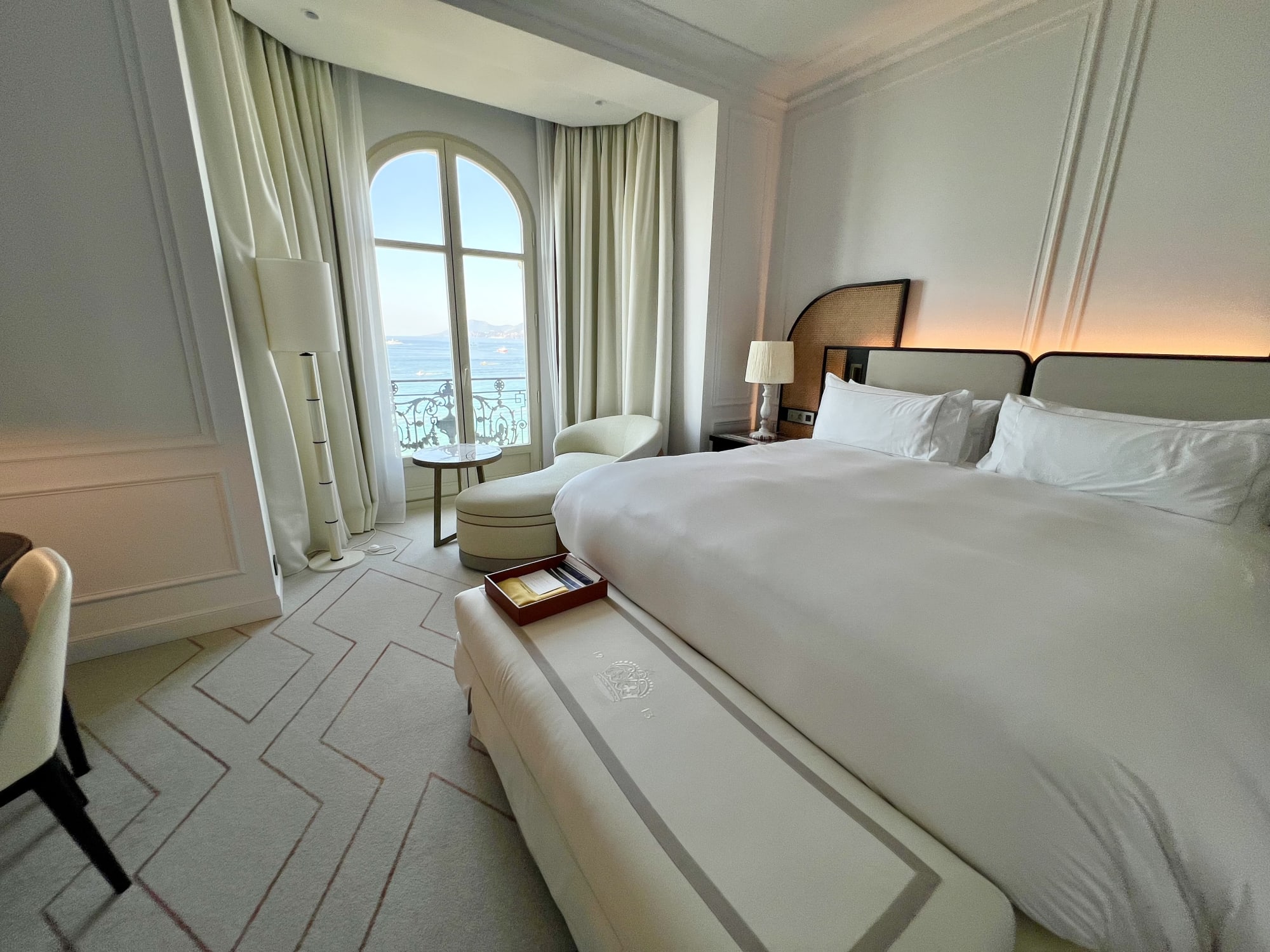 Bedroom of a Sea View Suite