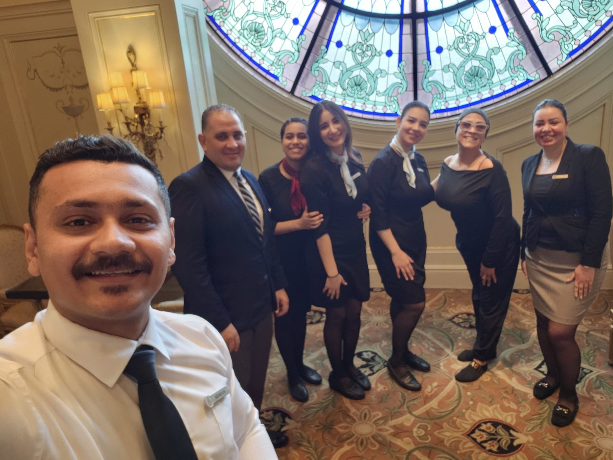 Tea Lounge Staff & Me