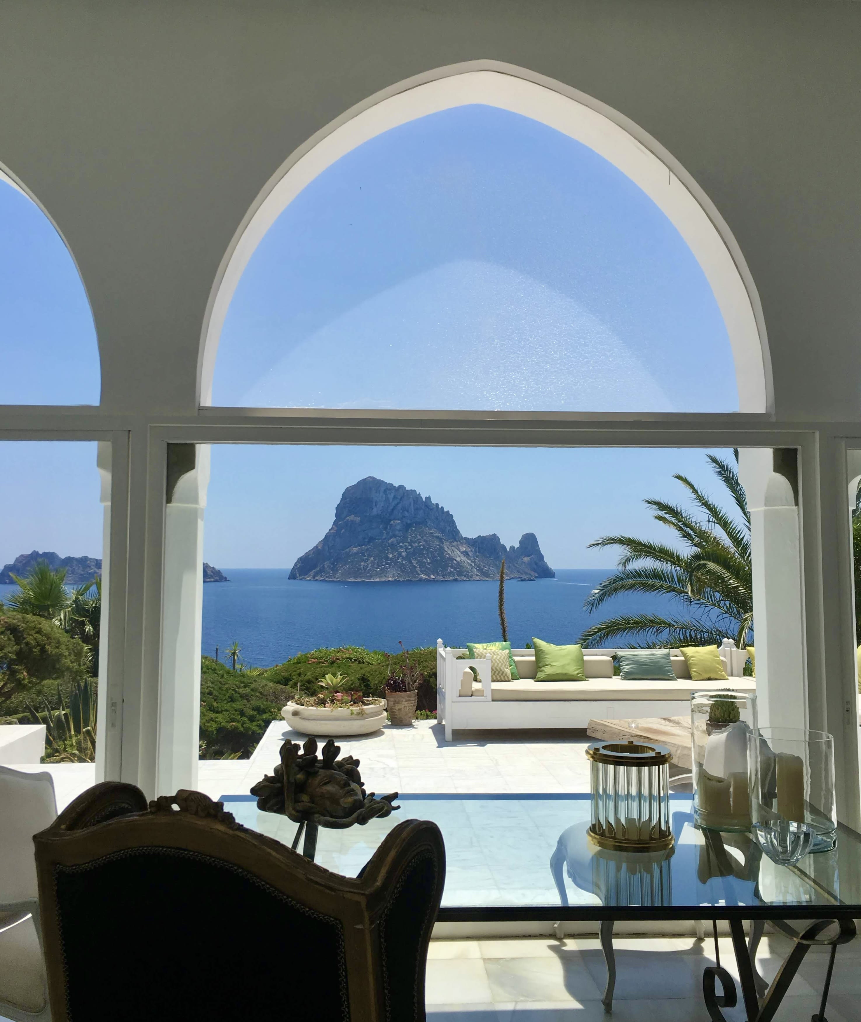 Beautiful view from the veranda of the sea
