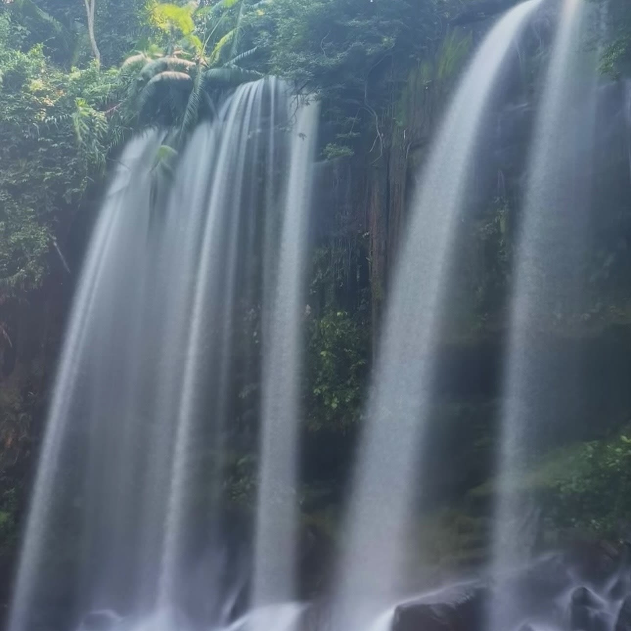 Waterfalls up close.