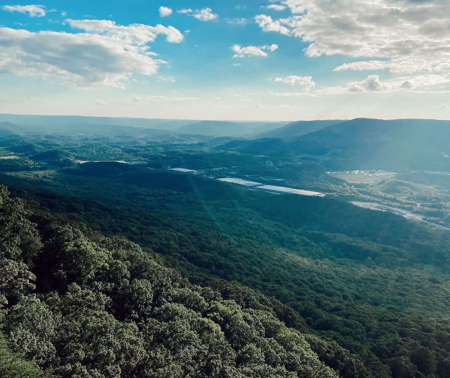 Beautiful view of clouds, mountains, and nature
