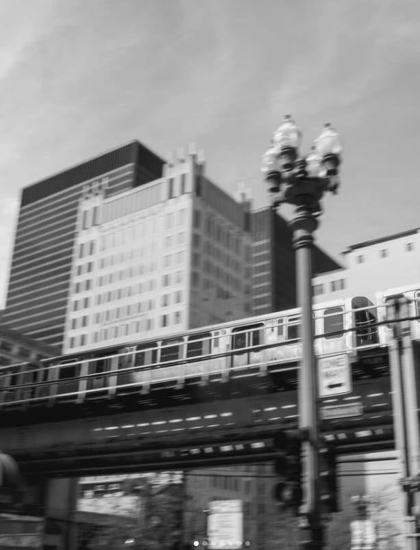 train on the birdge