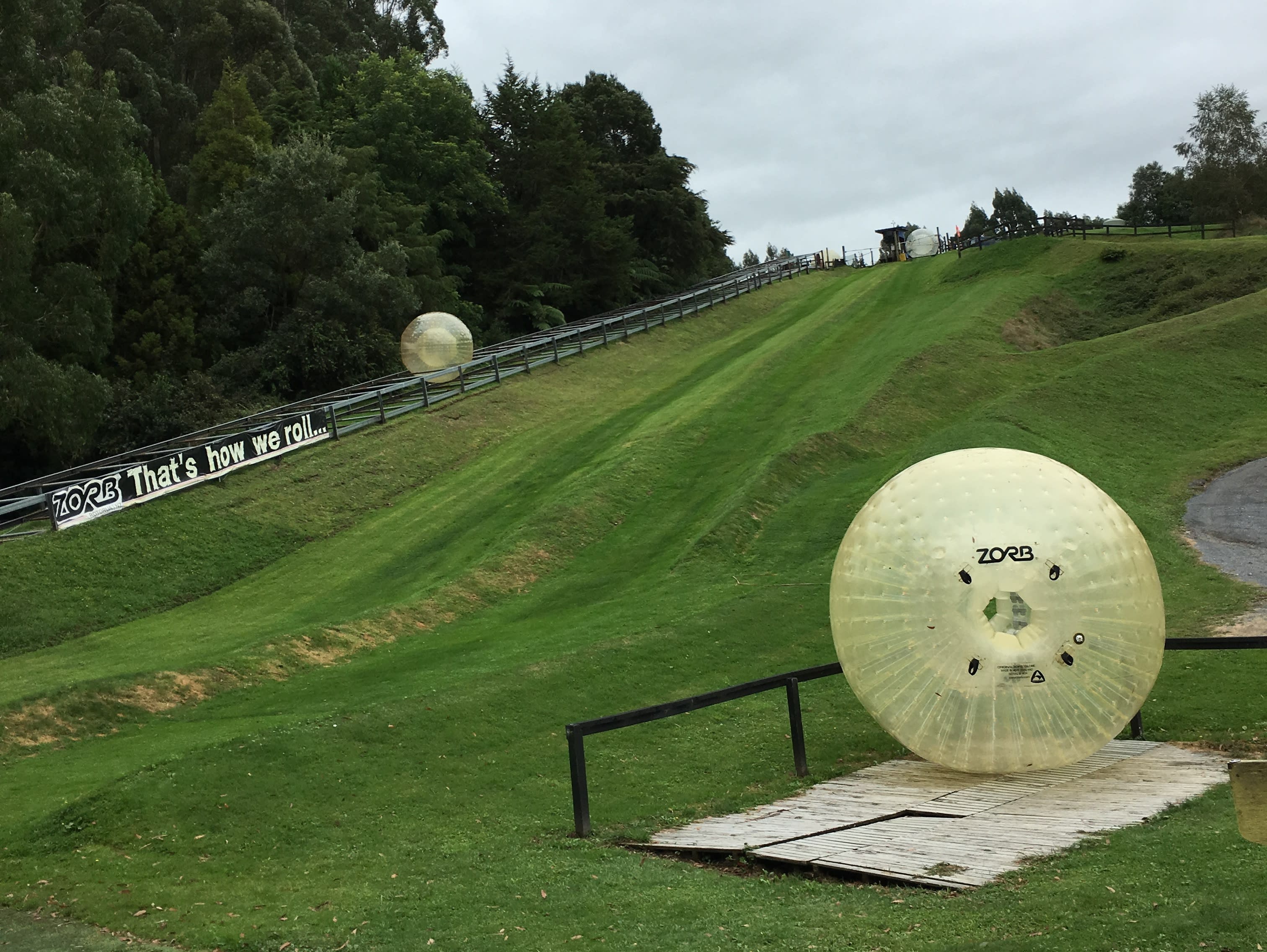 Zorbing location