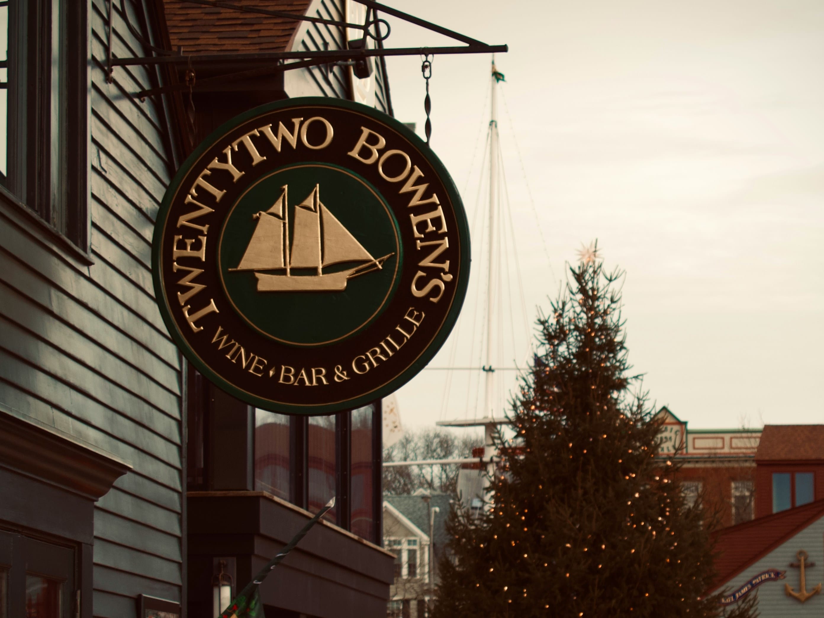 a charming restaurant on a brick road