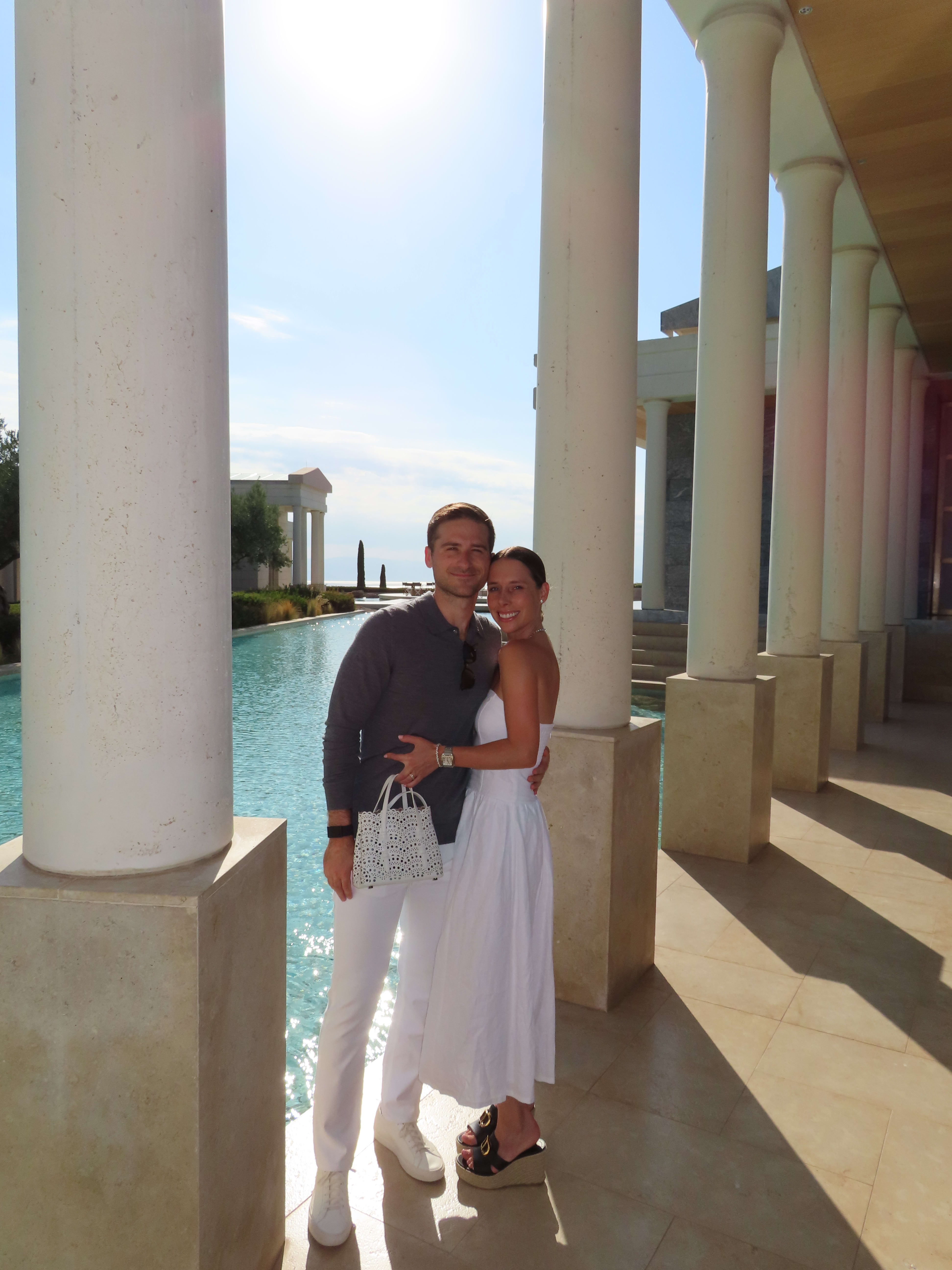 Clients of Rachel Steinmetz on their Italy and Greece honeymoon