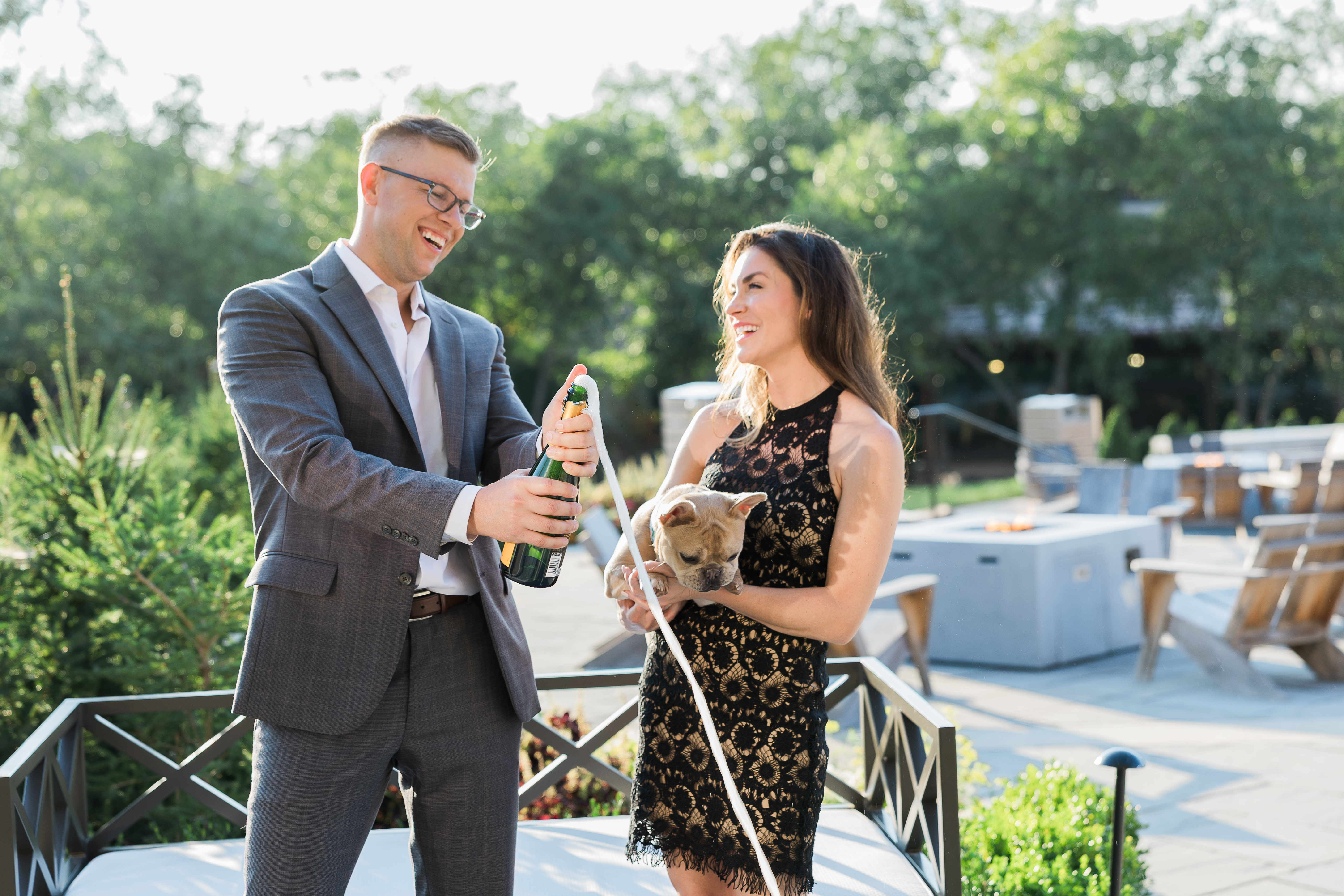 A couple gets engaged at Nemacolin in Pennsylvania