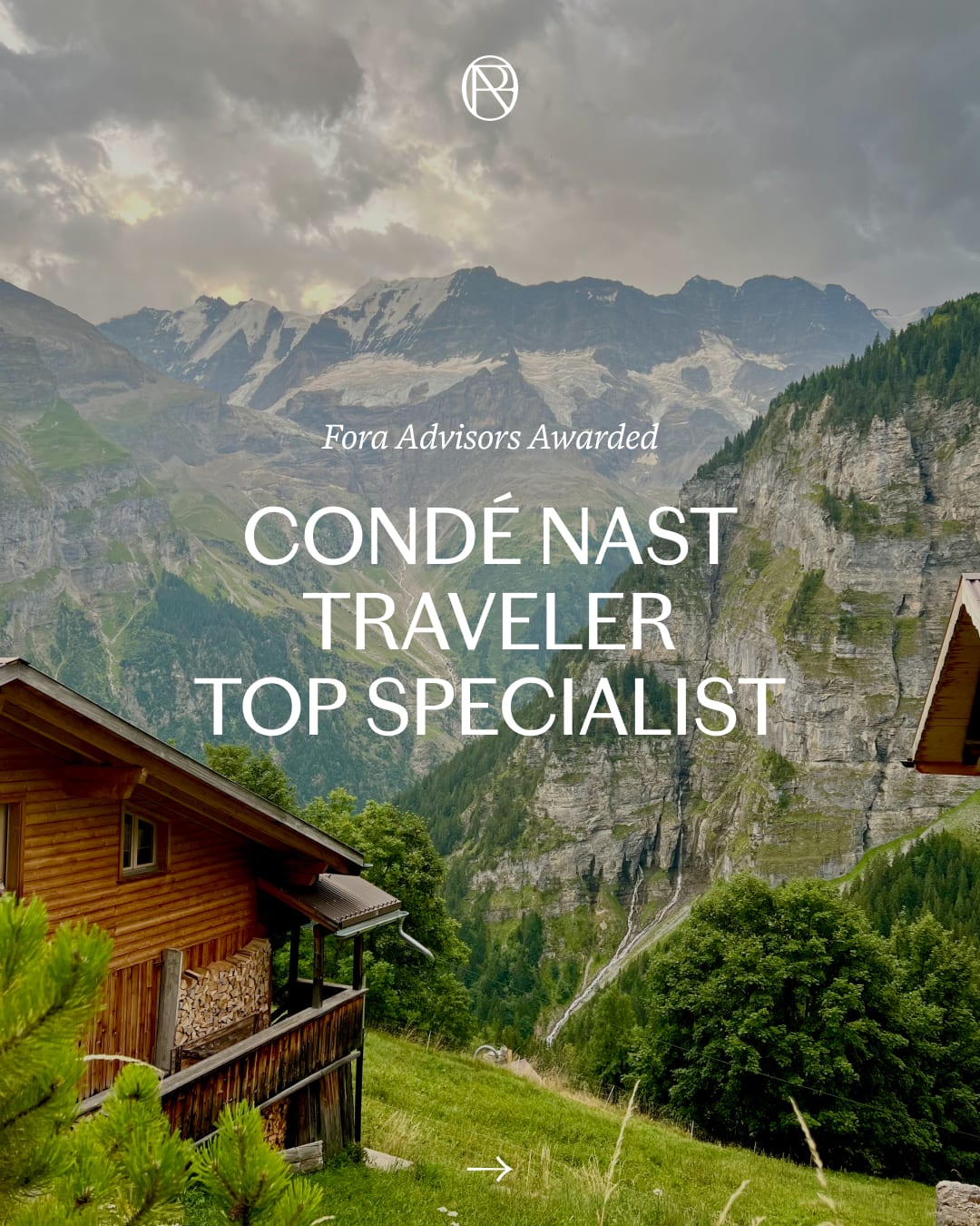Fora Advisors Awarded Conde Nast Traveler Top Specialist