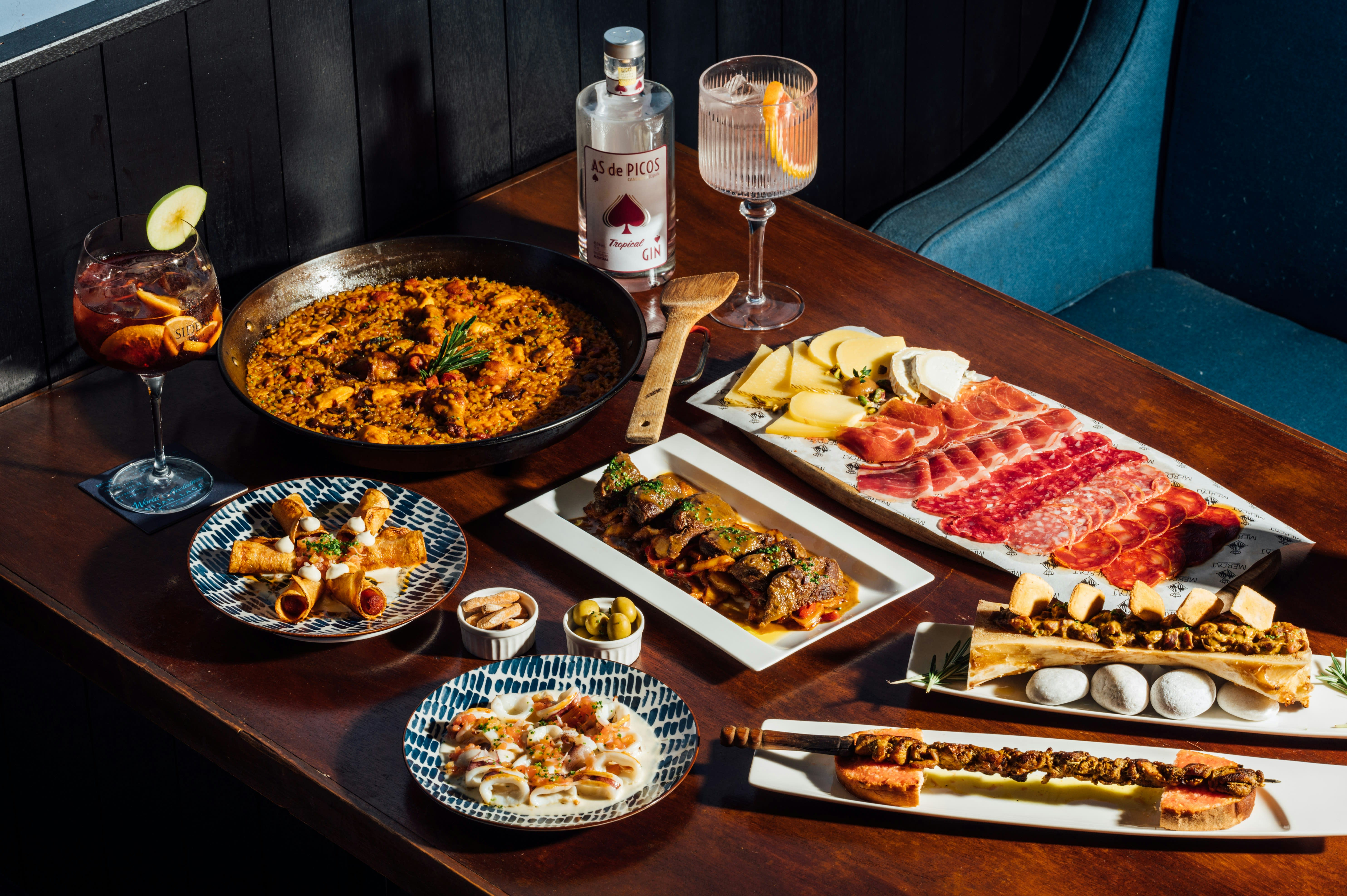 Tapas are found anywhere in Madrid.