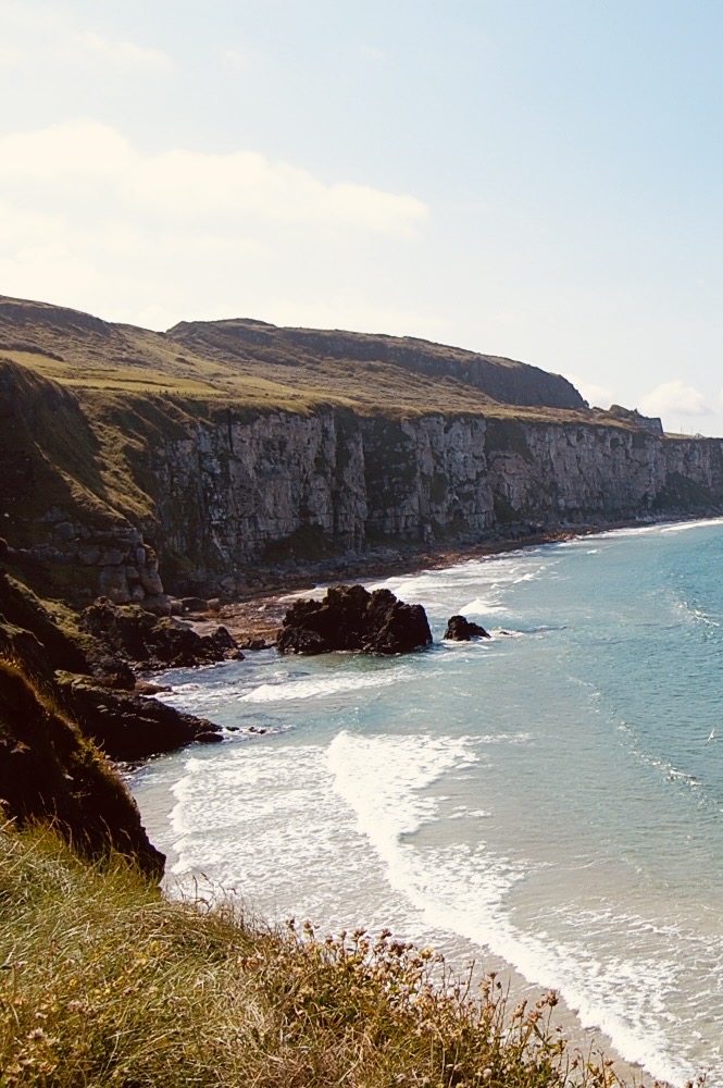 Hills by the sea.