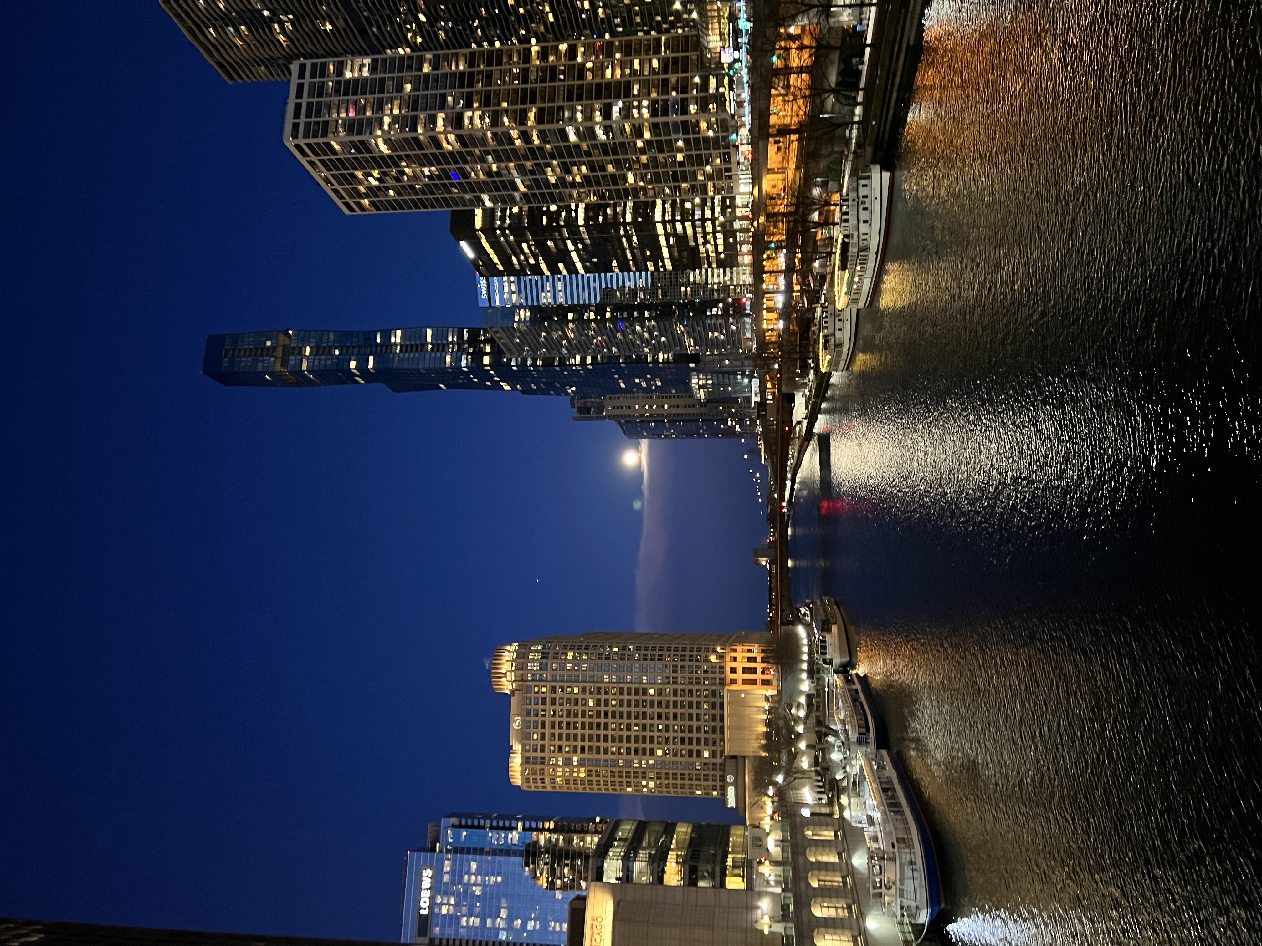 City at night.
