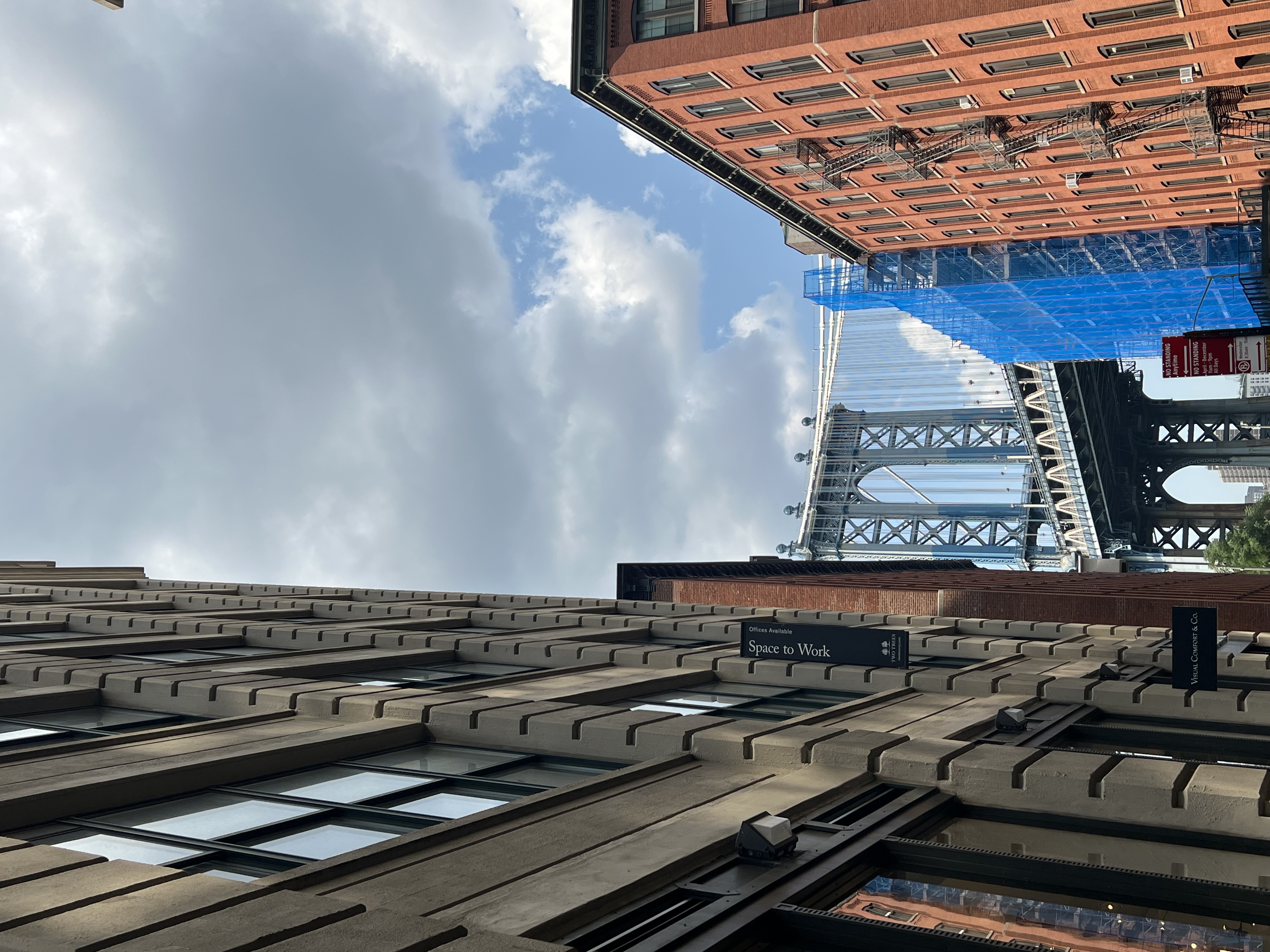 View of tall buildings during the daytime.