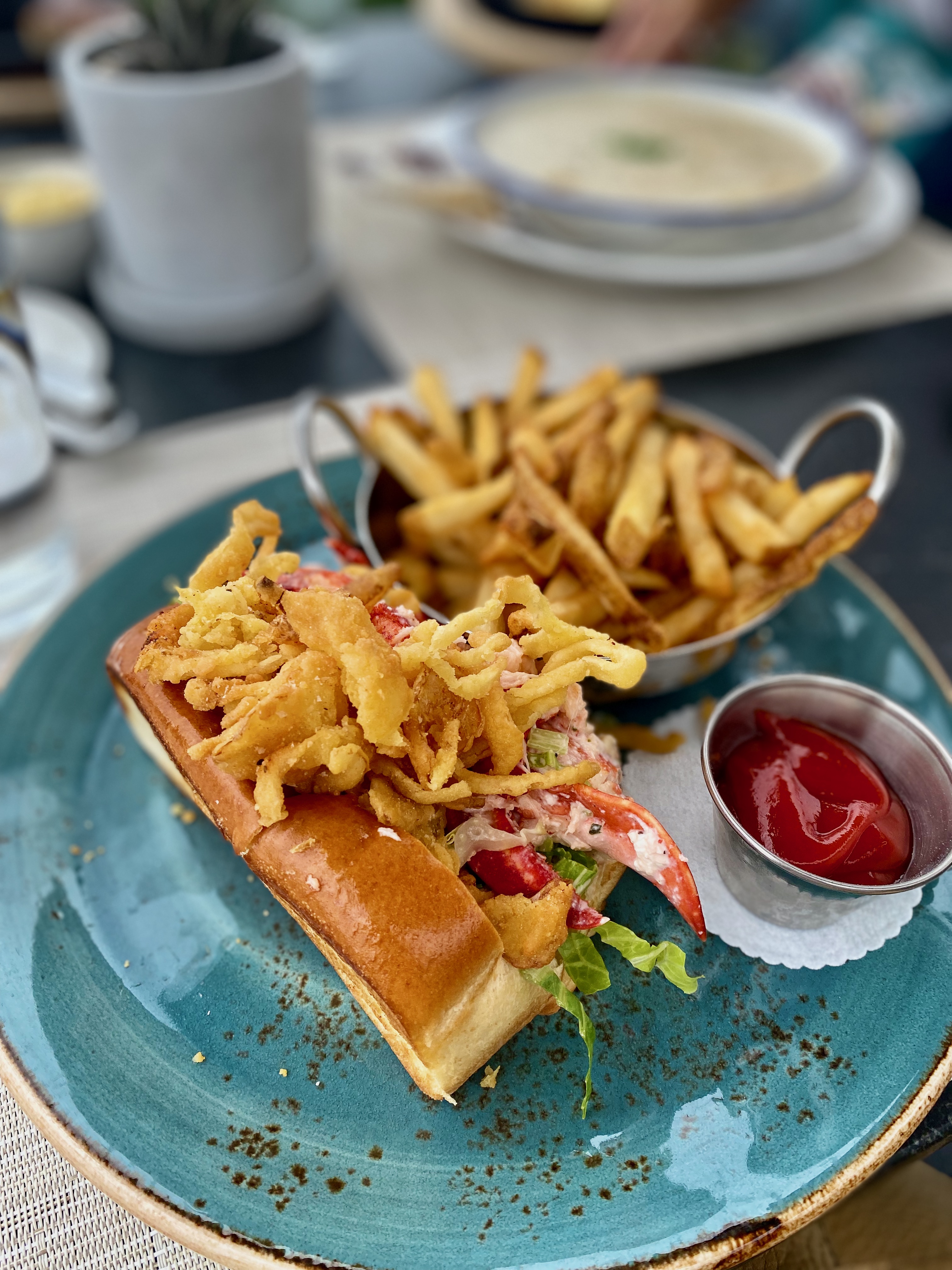 A view of food.