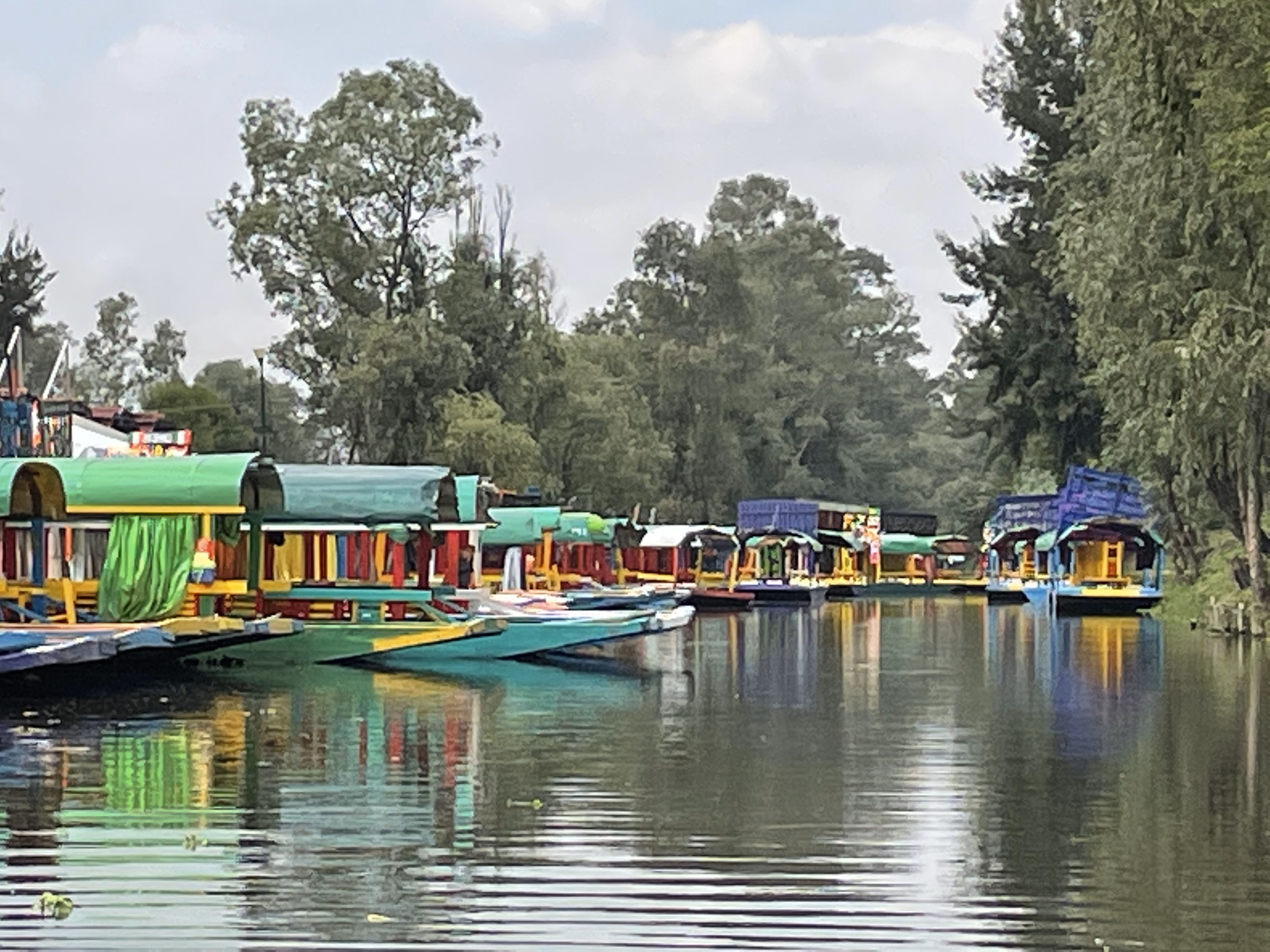Boats on the river.