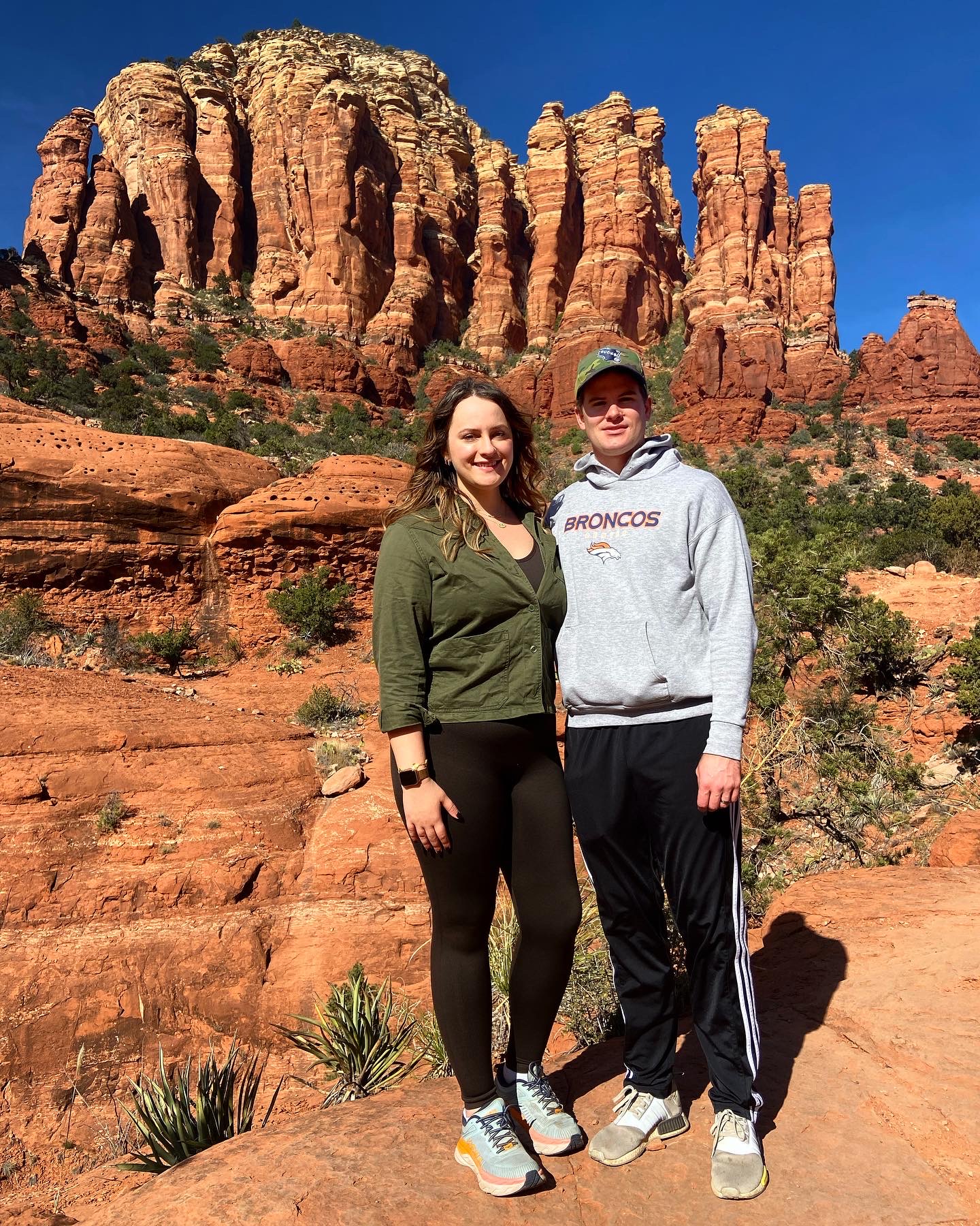 Red rocks.