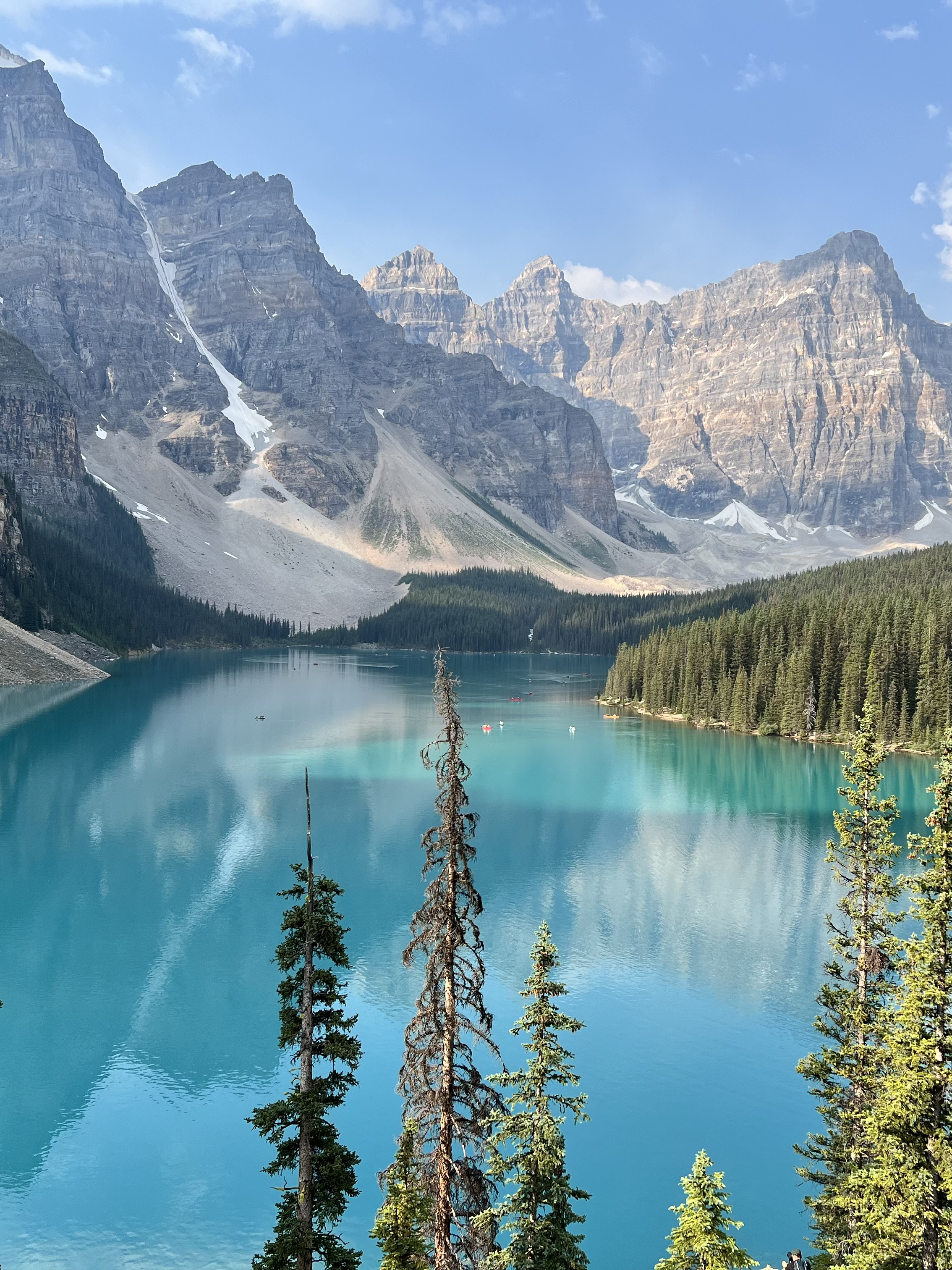 Ice blue lake.