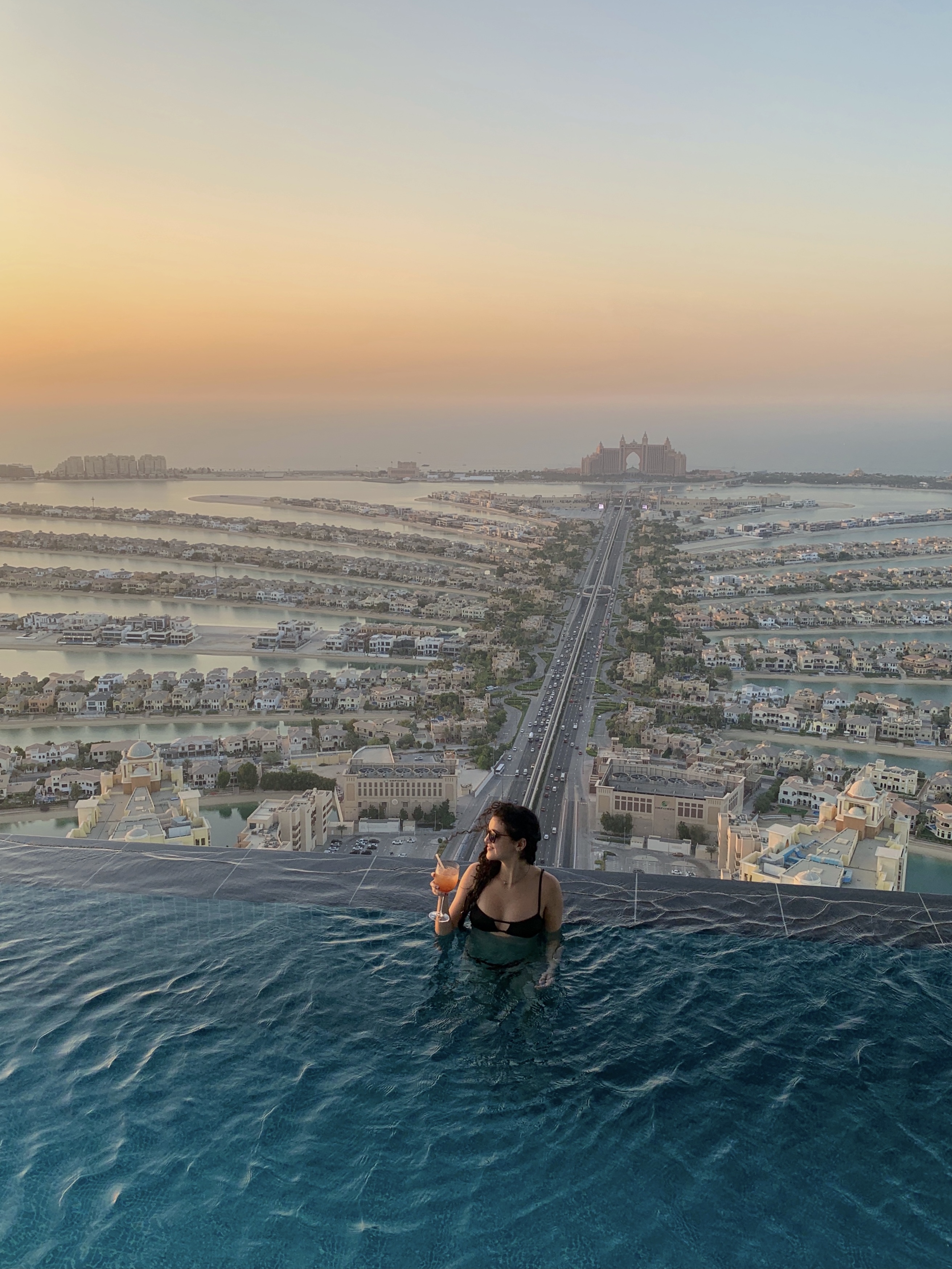 Pool over Dubai.