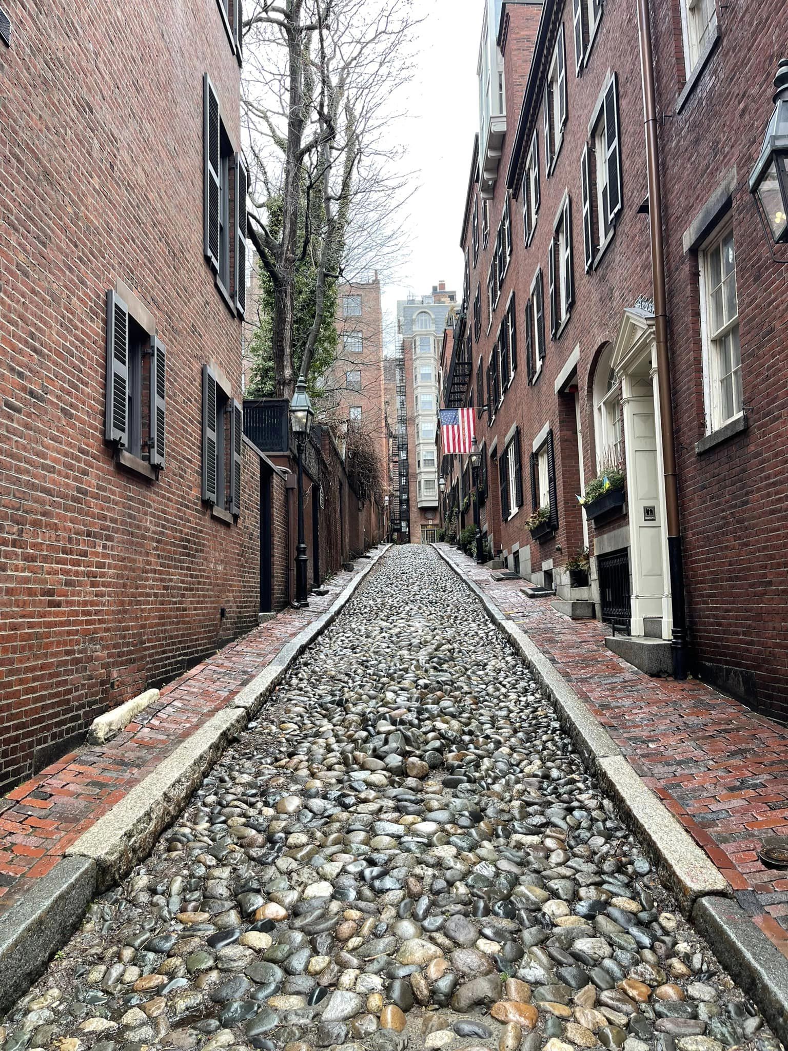 Red street.