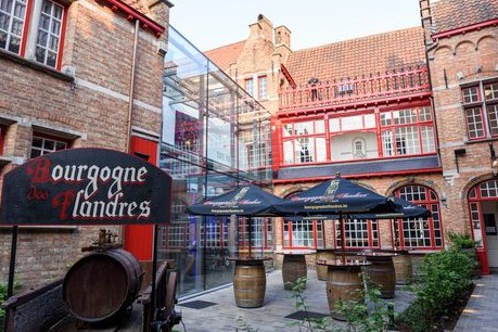 You can do a tour and drink Belgium beer at Brewery Bourgogne des Flandres.
