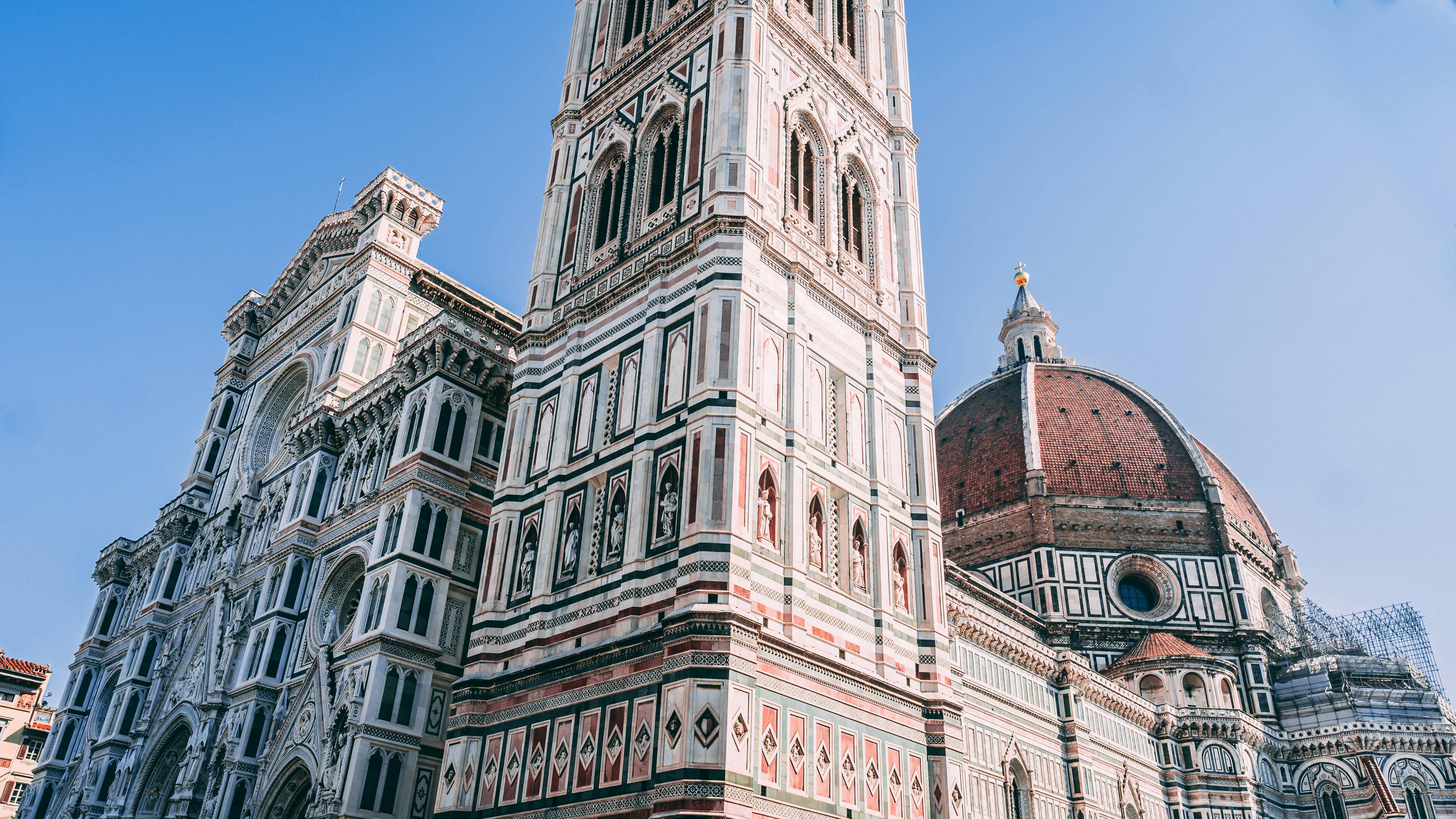 Low angled view of a cathedral building during the daytime