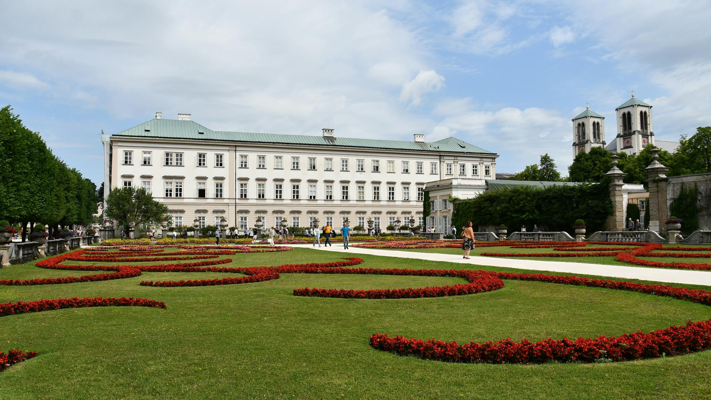 Mirabell Palace is a stunning Baroque masterpiece in Salzburg, famed for its ornate gardens, grand halls and rich history.