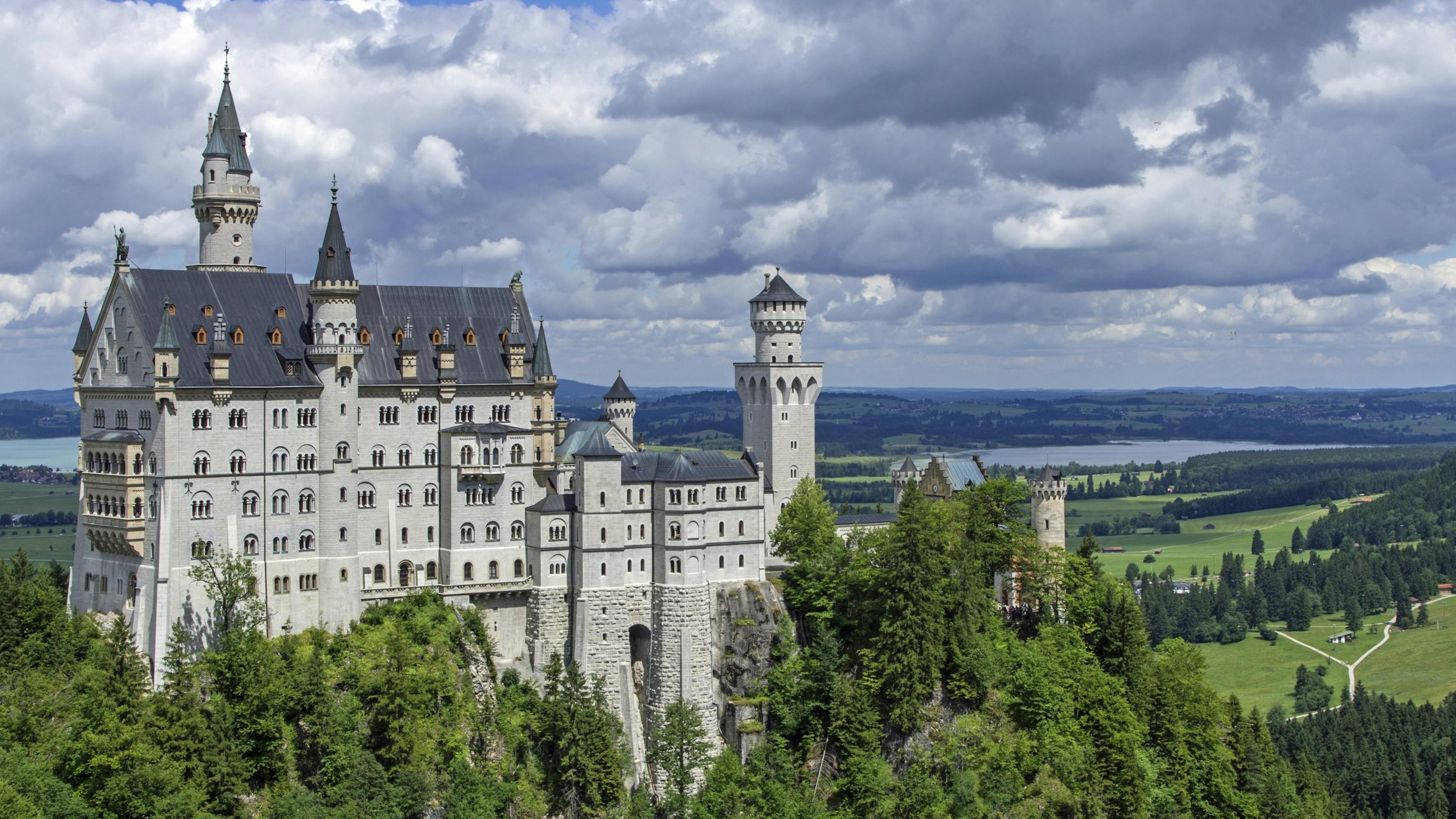 Neuschwanstein Castle is a fairytale-like Bavarian castle renowned for its enchanting architecture and breathtaking views.
