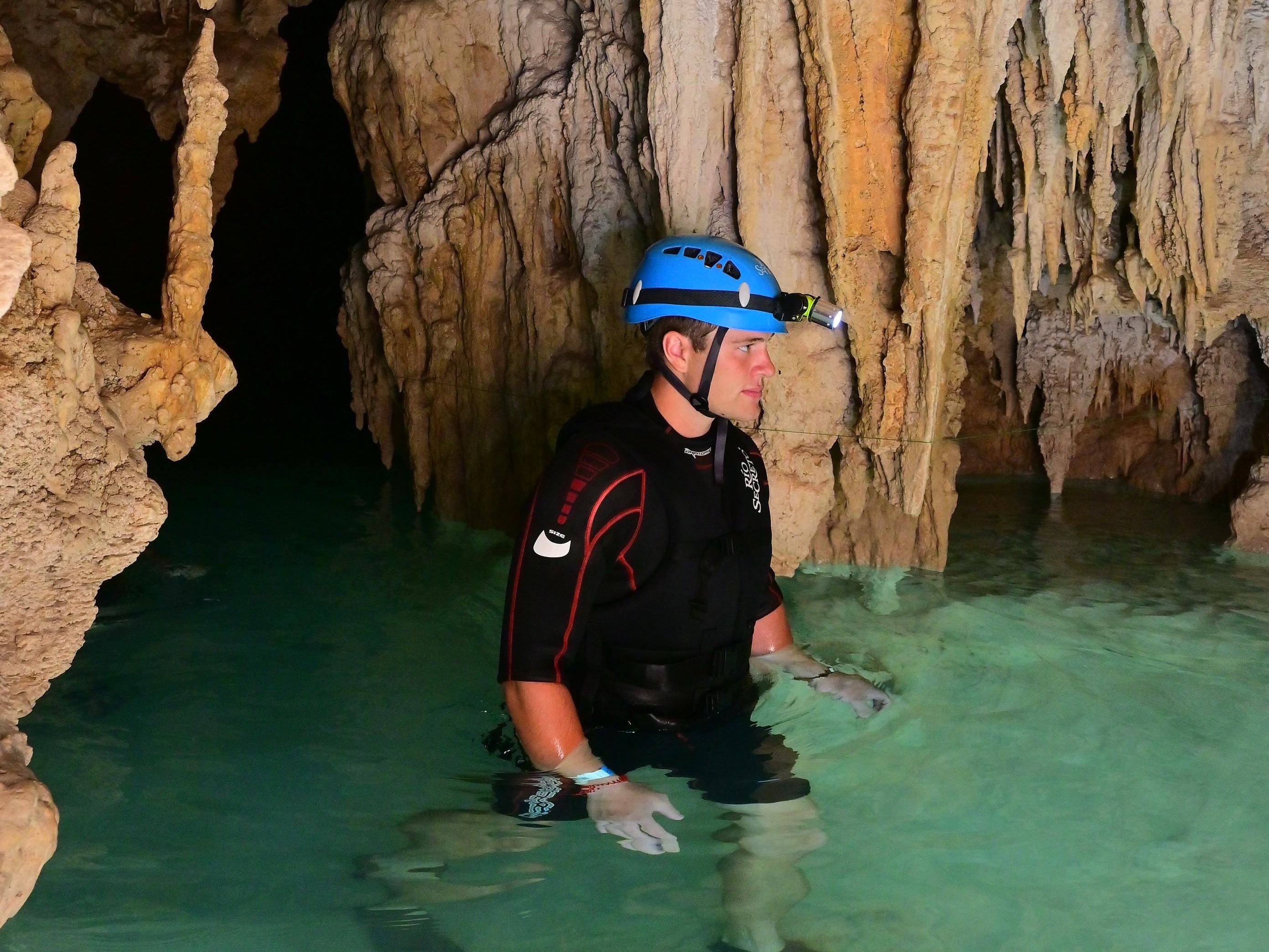 person-in-the-water-Playa-del-Carmen-travel-guide