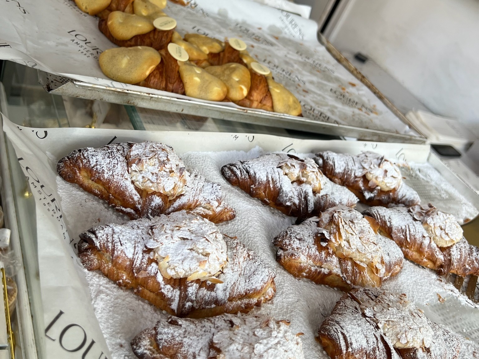 A display of pastries.
