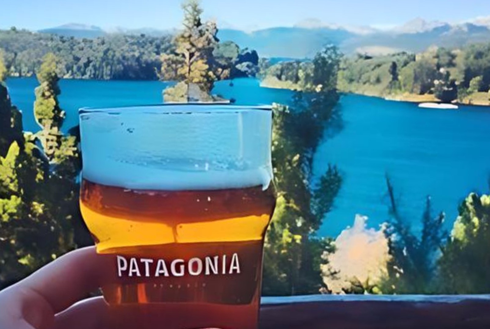 A nice, cold beer after a long day of skiing.