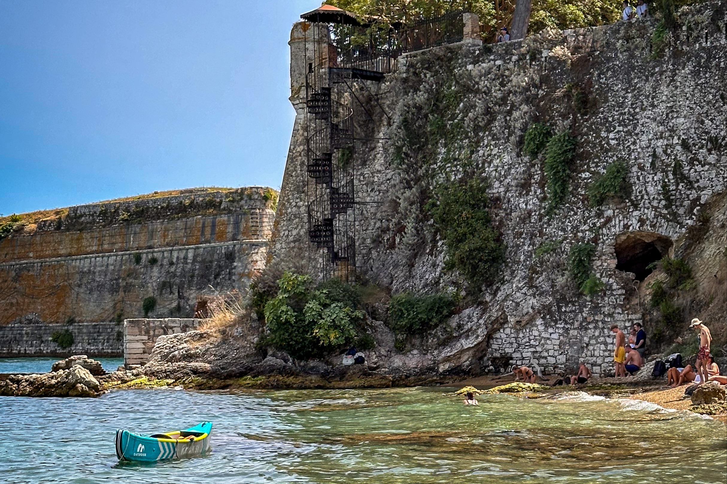 The island of Corfu during daytime.