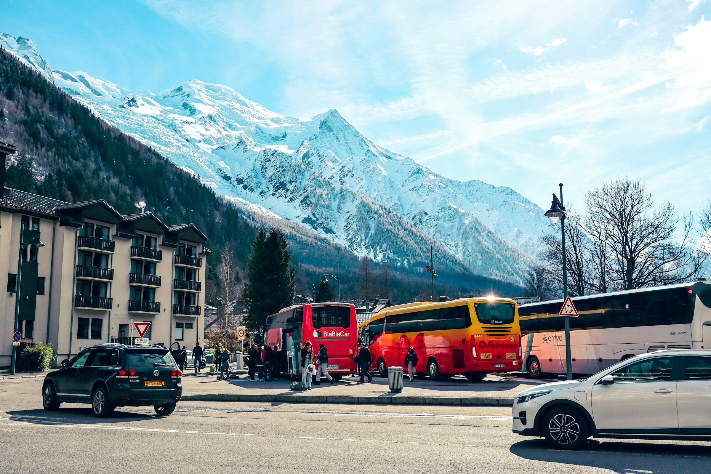 Chamonix is a renowned alpine town in the French Alps, famed for its world-class skiing, mountaineering and stunning views of Mont Blanc.