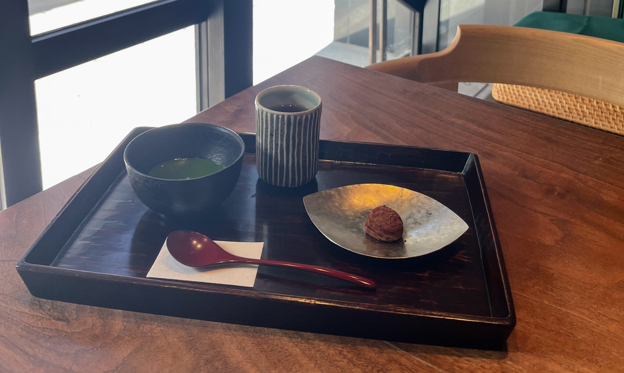 Food on tray.