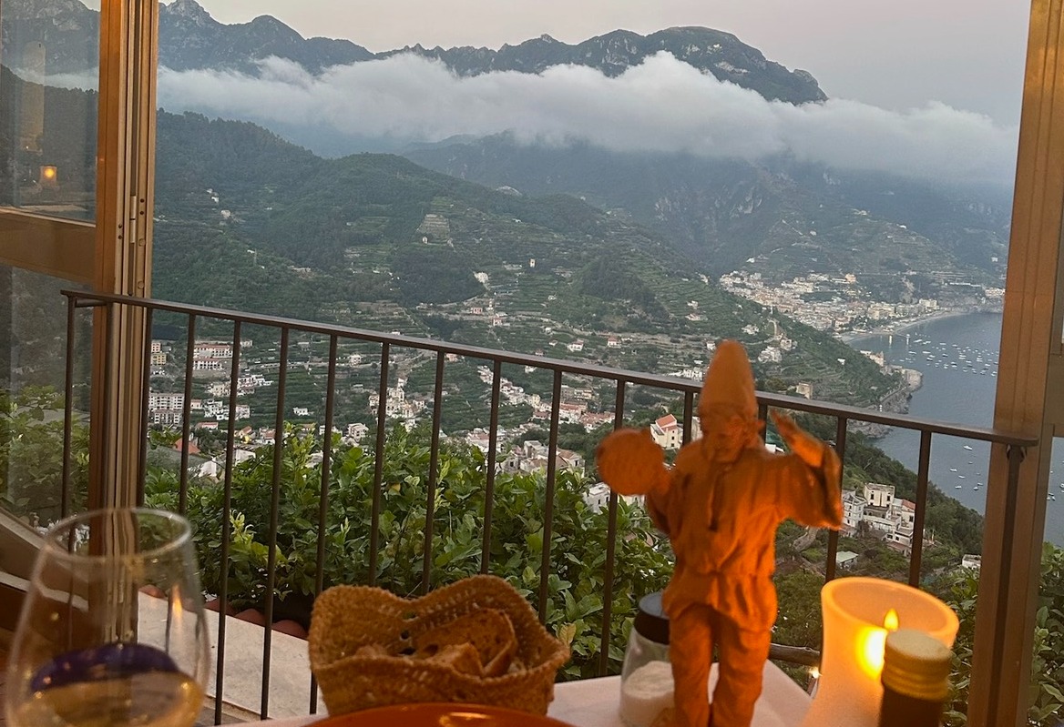 Image of the view from dinner.