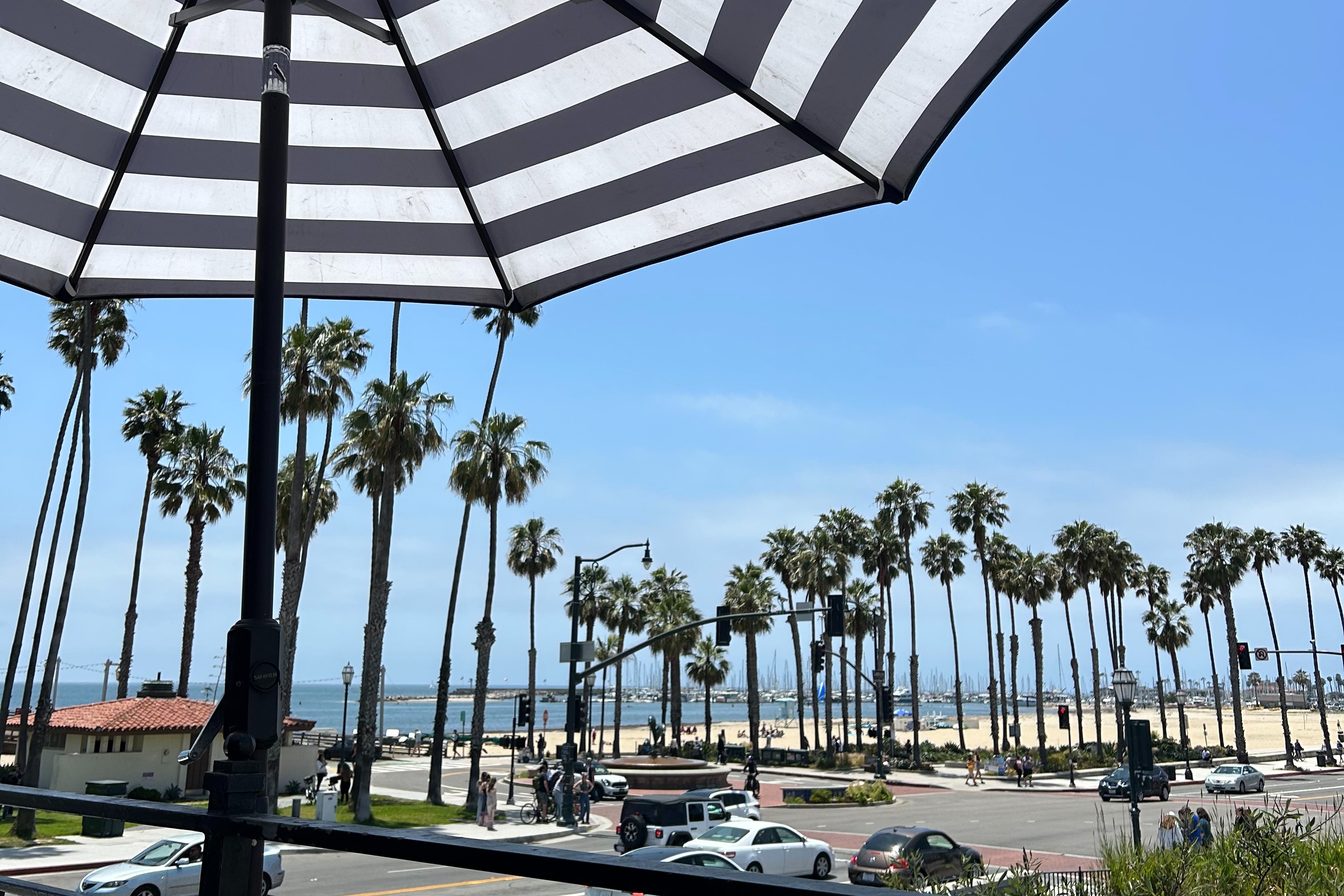 View from the patio at Bluewater Grill.