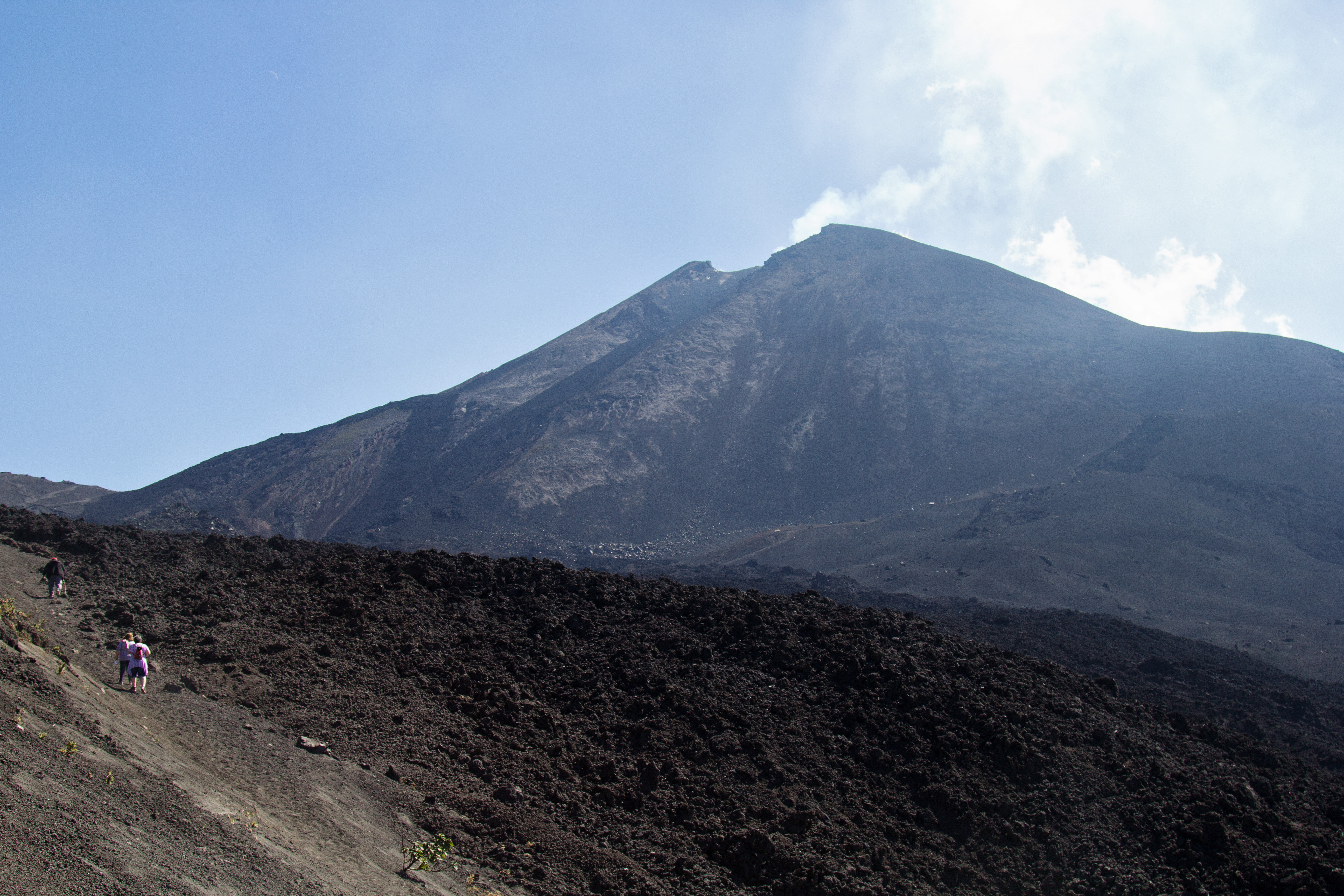 Pacaya Volcano offers adventurous hikes and unique experience.