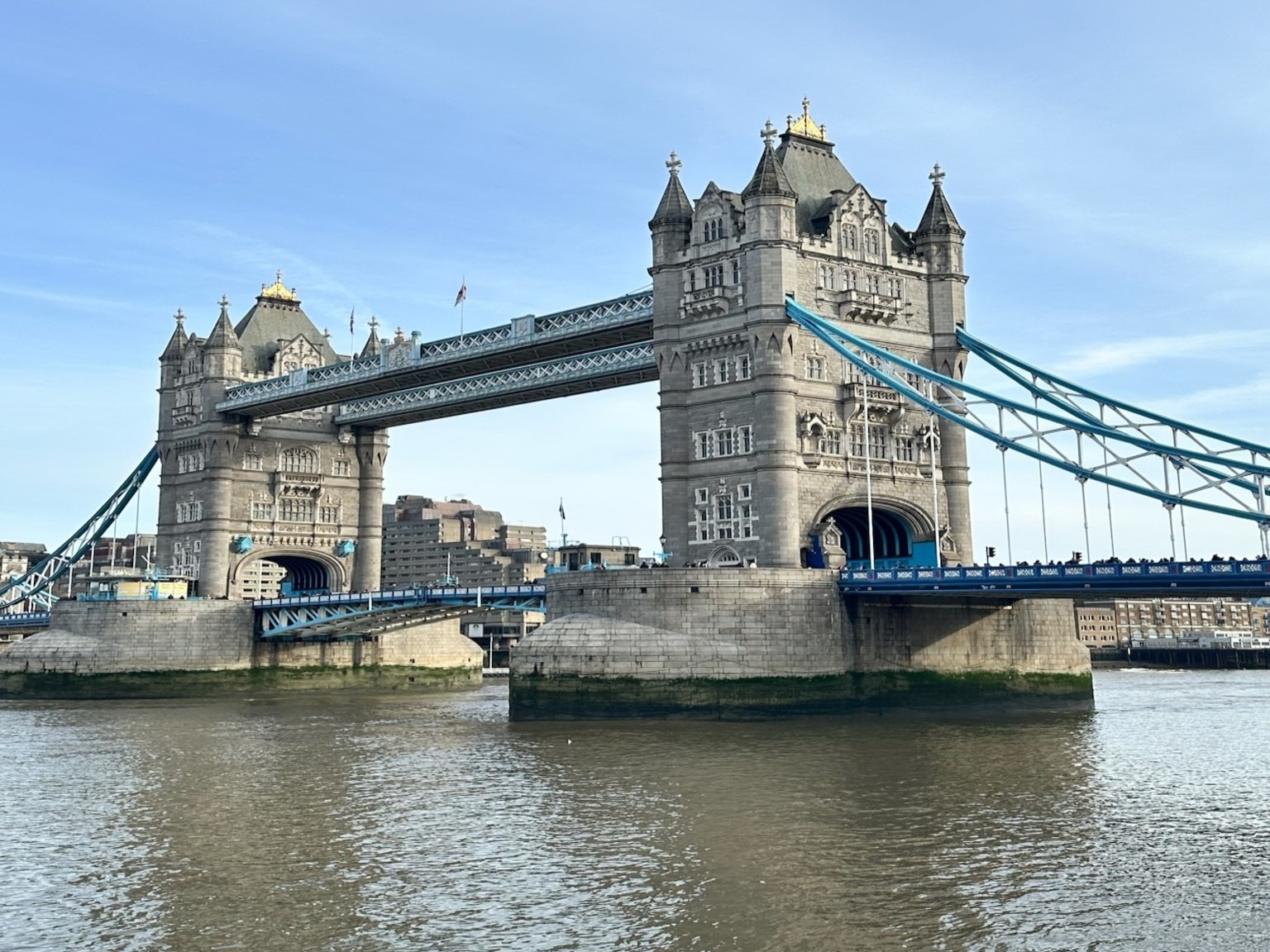 A picture of Tower Bridge during daytime.