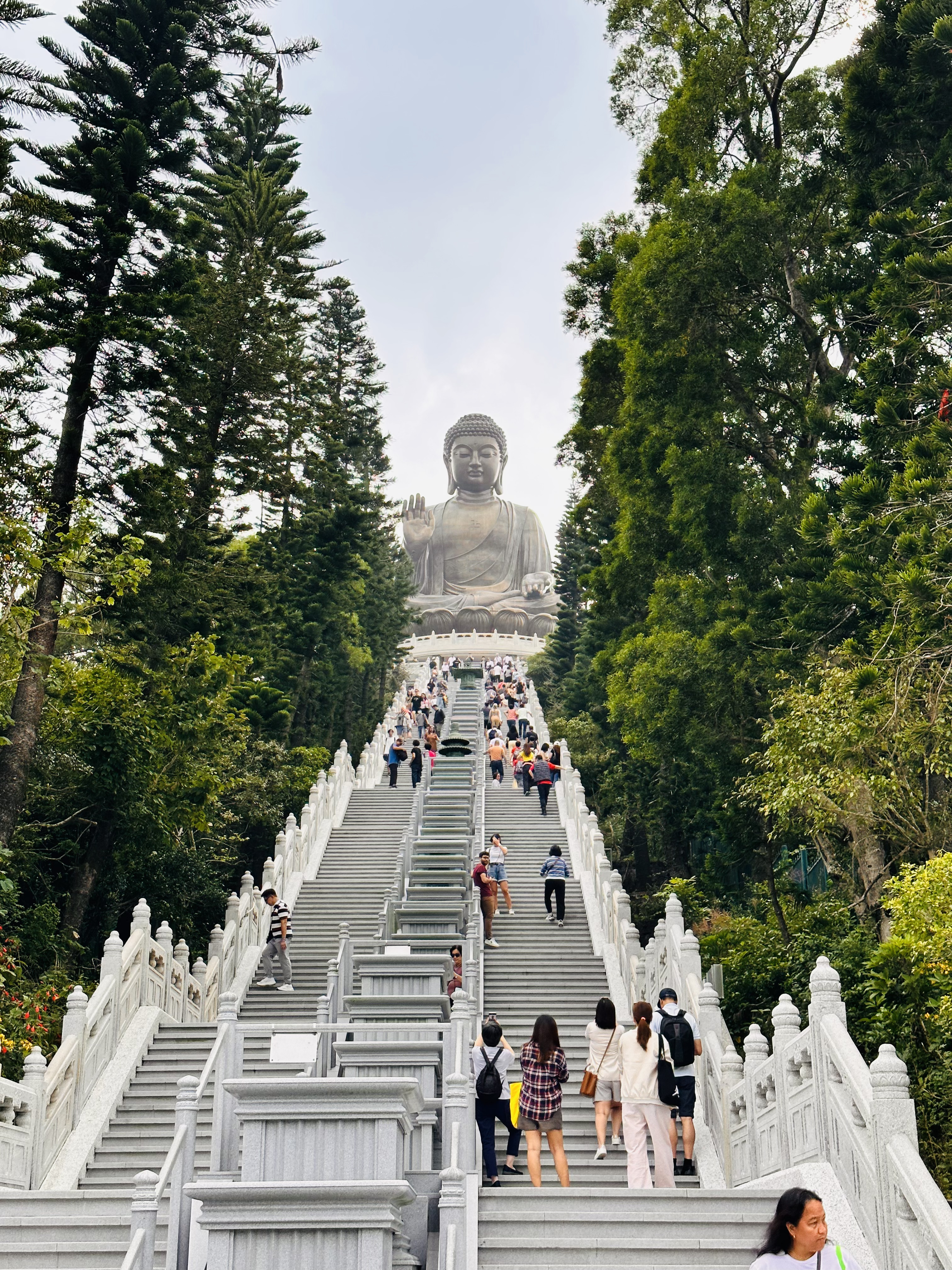 View of Tian Tan Buddha