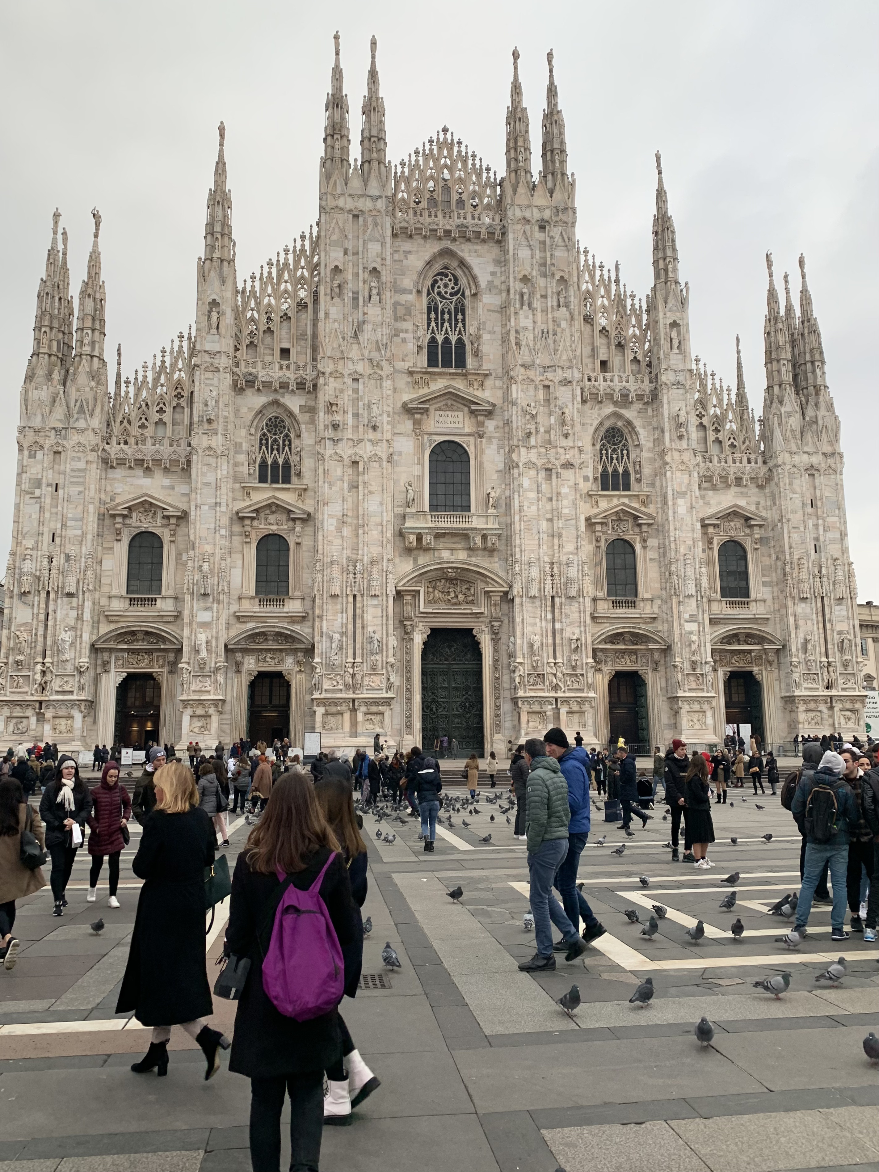 Beautiful view of Duomo di Milano church