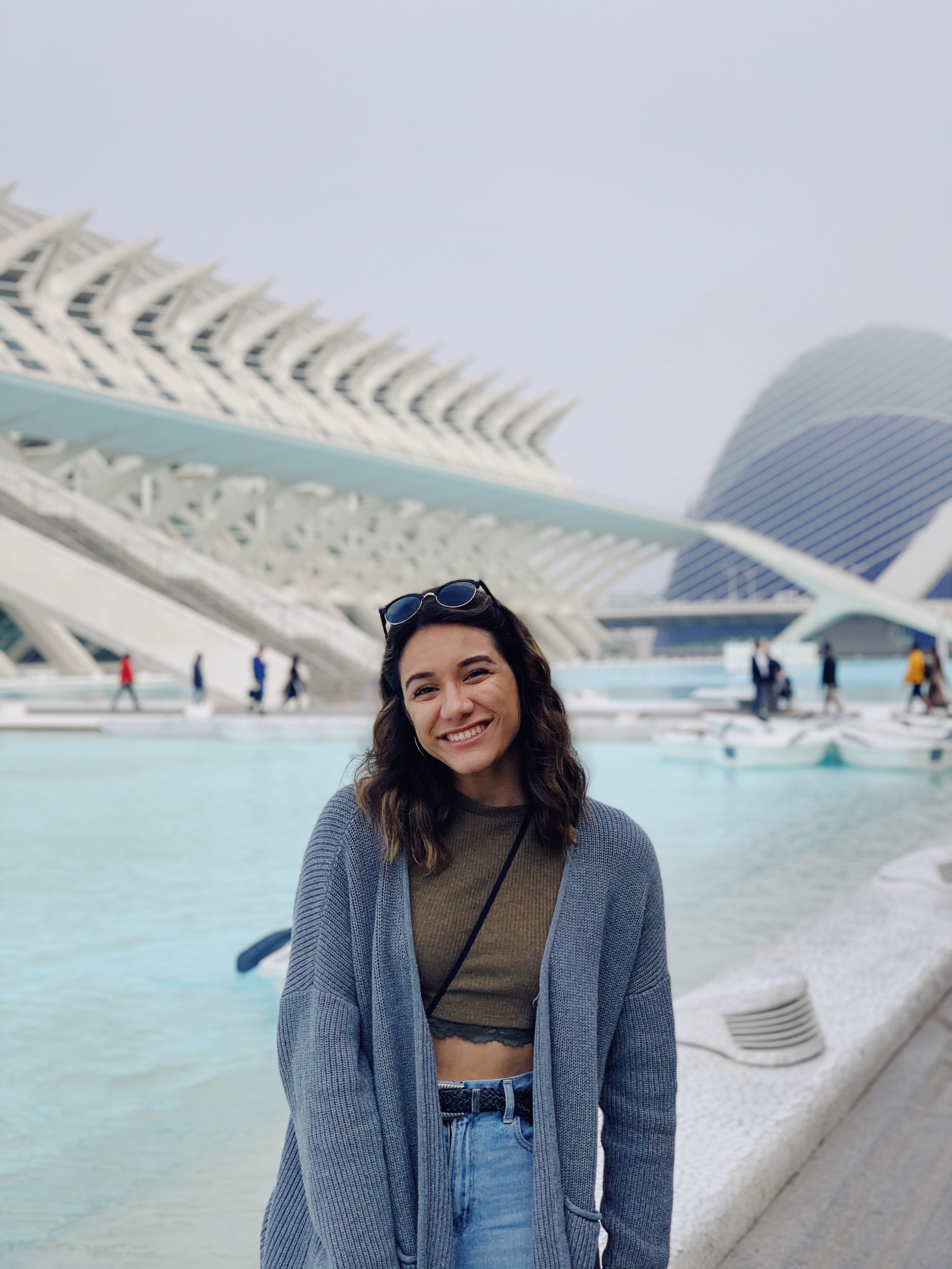 Picture of Kendall at Ciudad de las Artes y las Ciencias