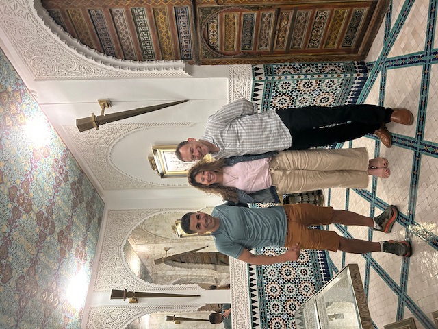 photo with friends