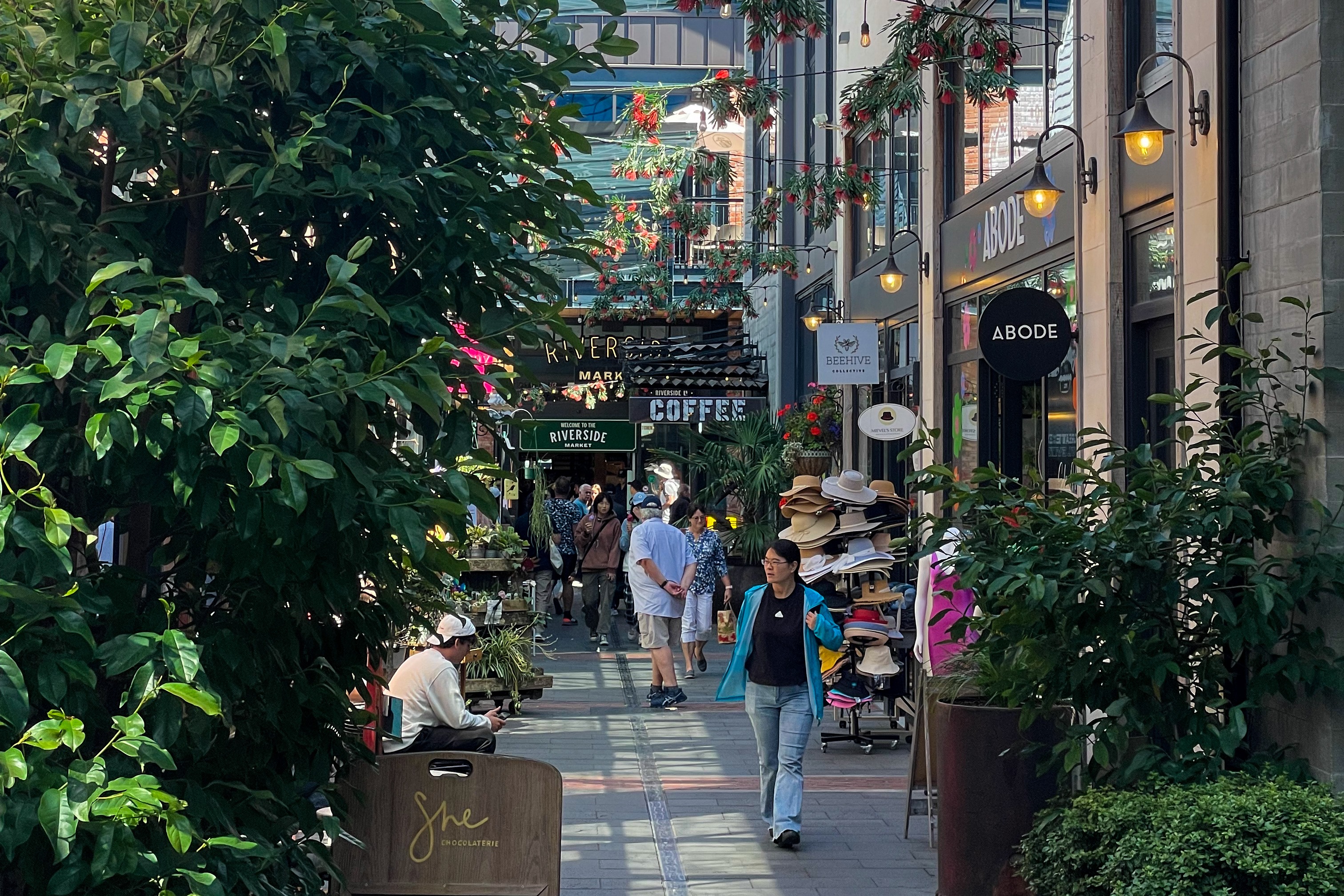Dining and shopping. Boutique shops are some of the things to do in Downtown Christchurch.