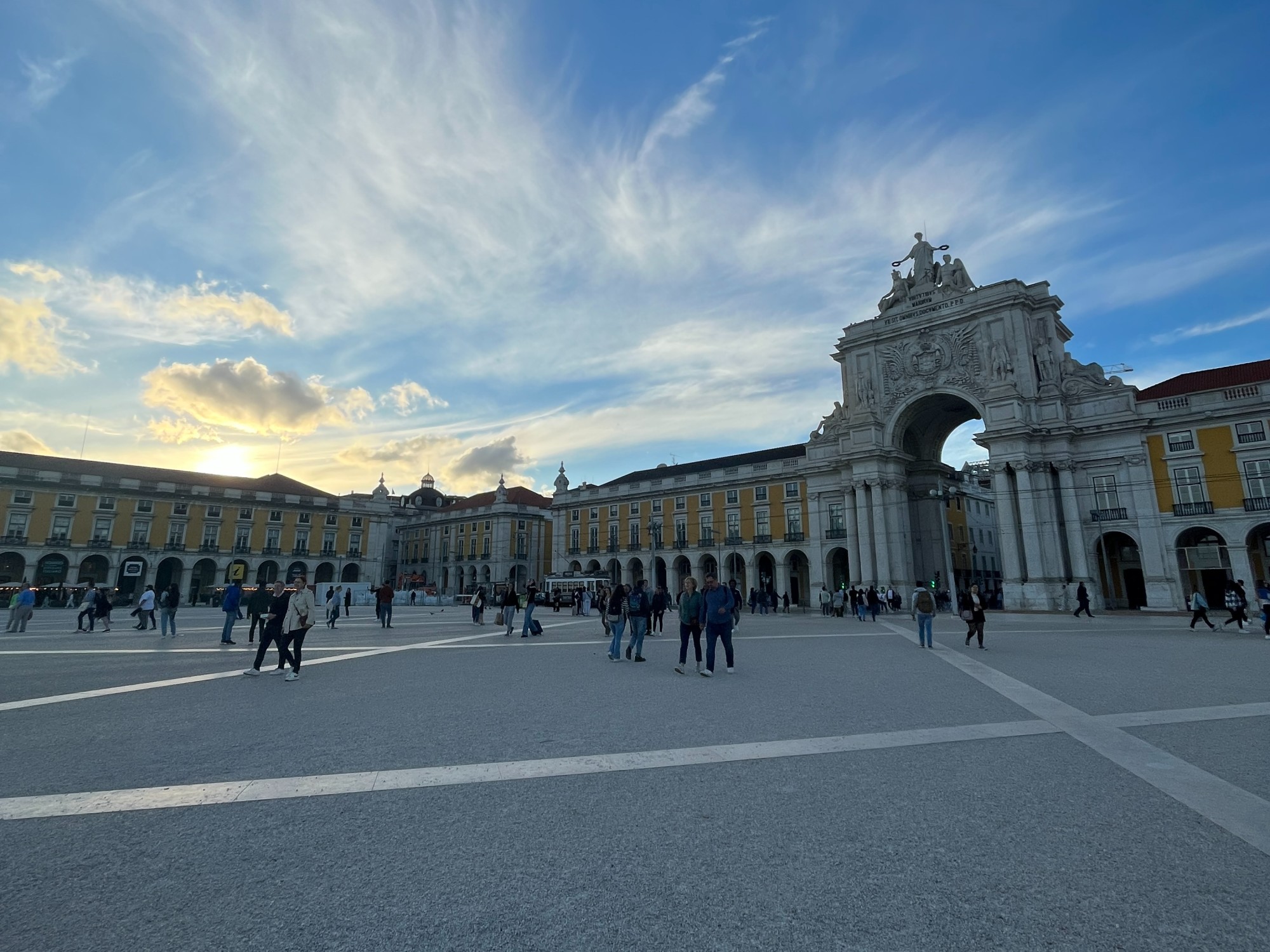 City center in Lisbon during daytime.