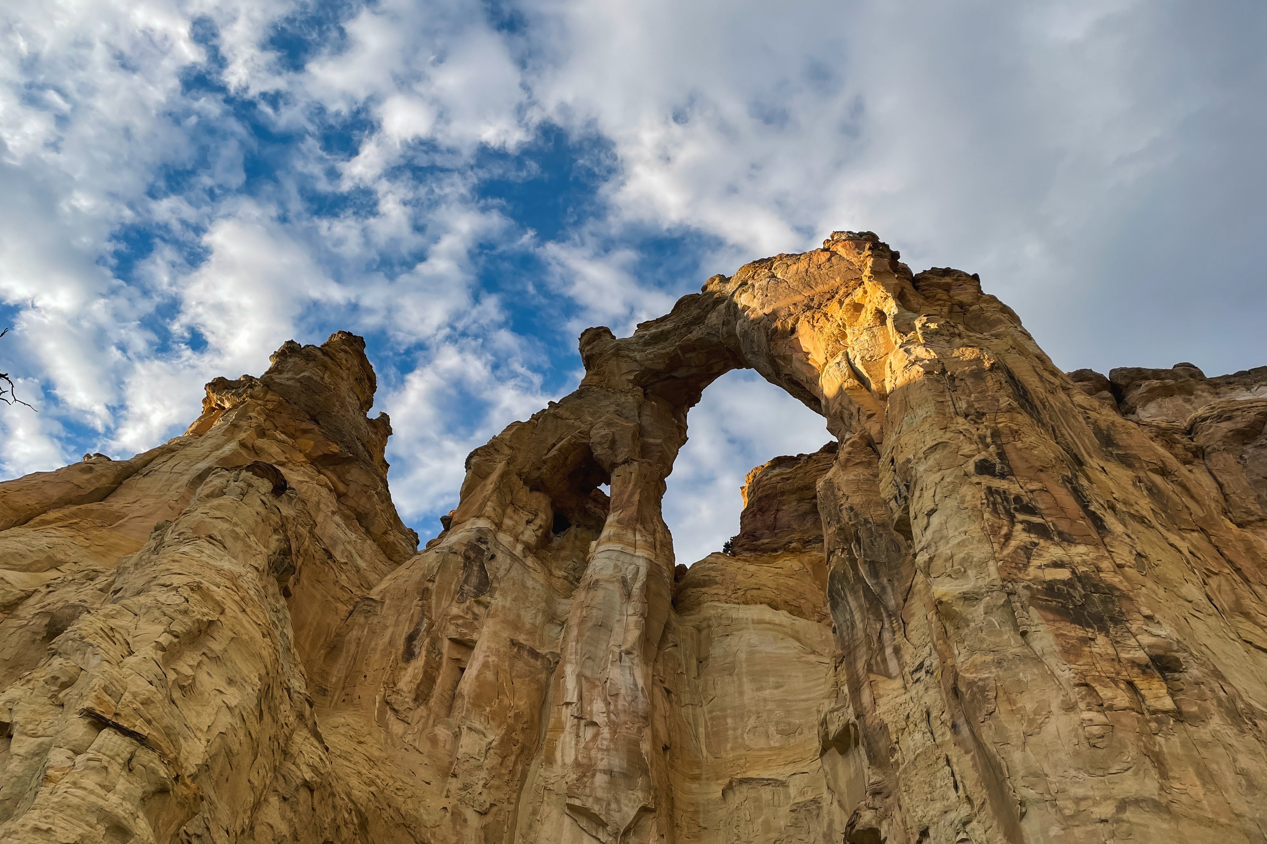 Towering rock formations can be found at Capitol Reef National Park.