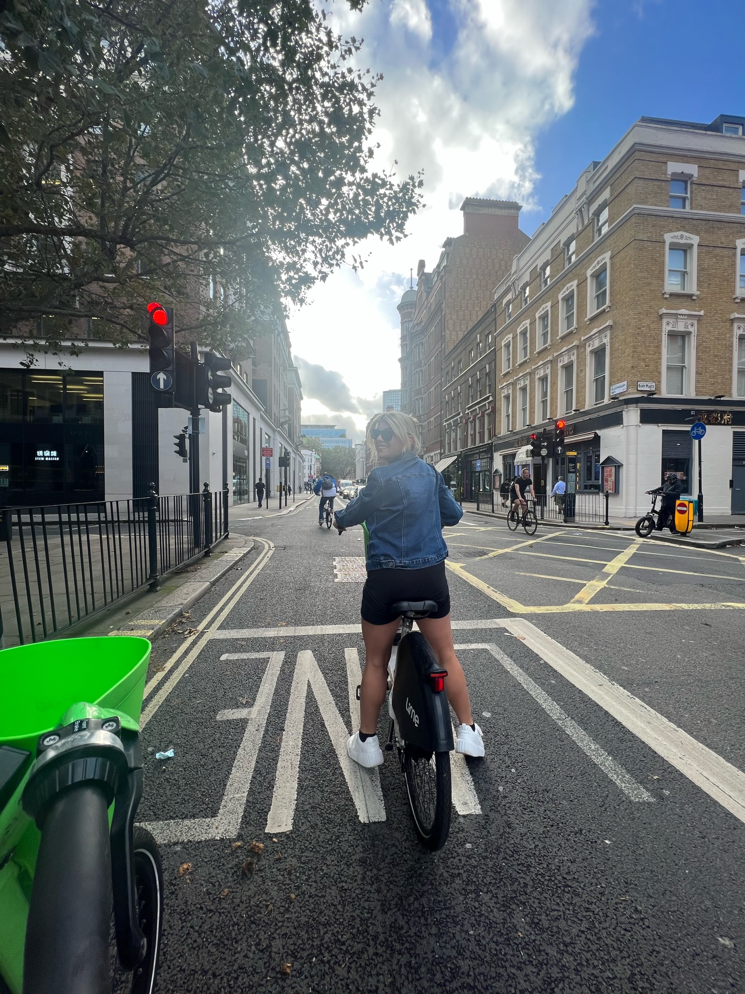 Picture of Melanie biking