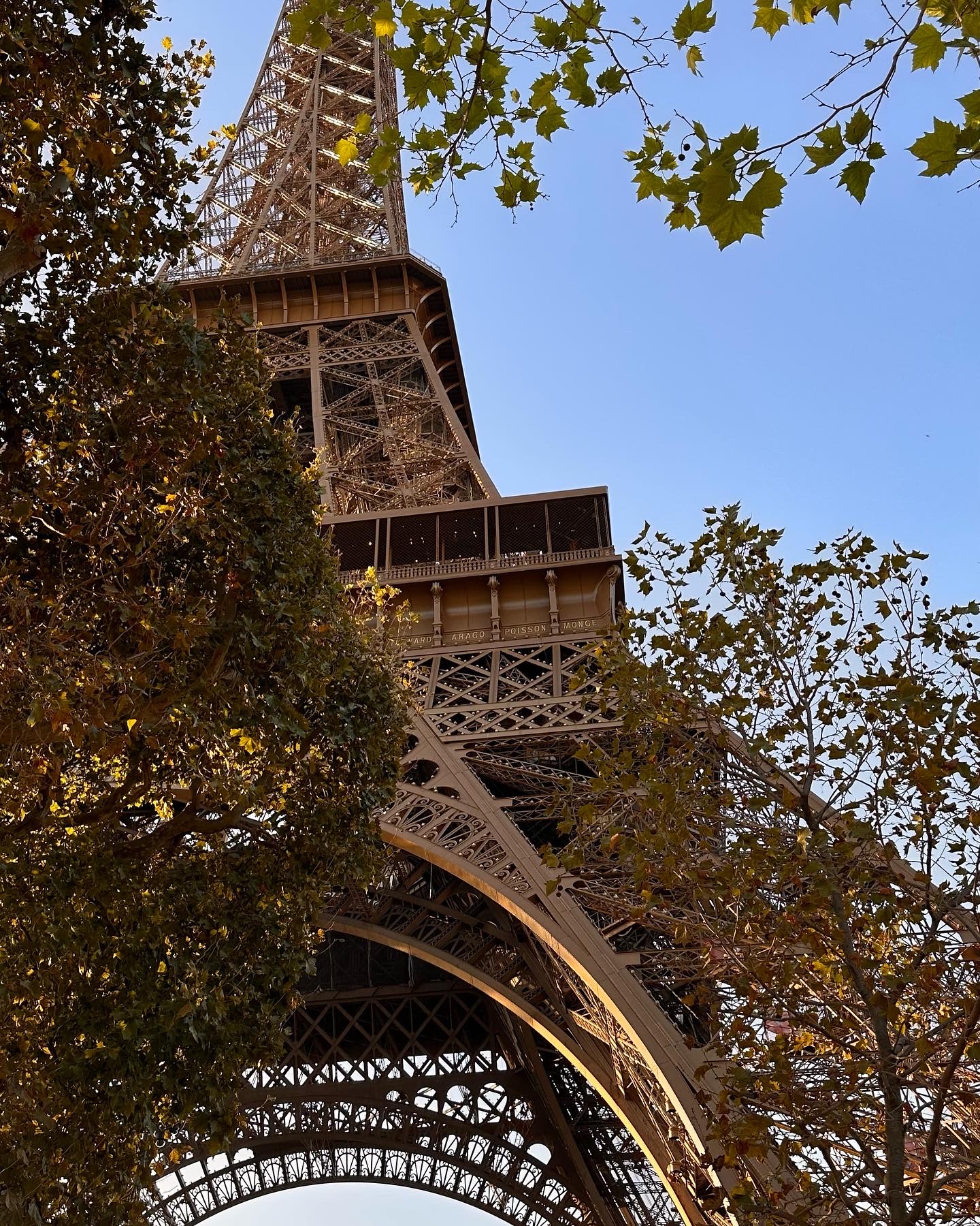 Beautiful view of Eiffle tower